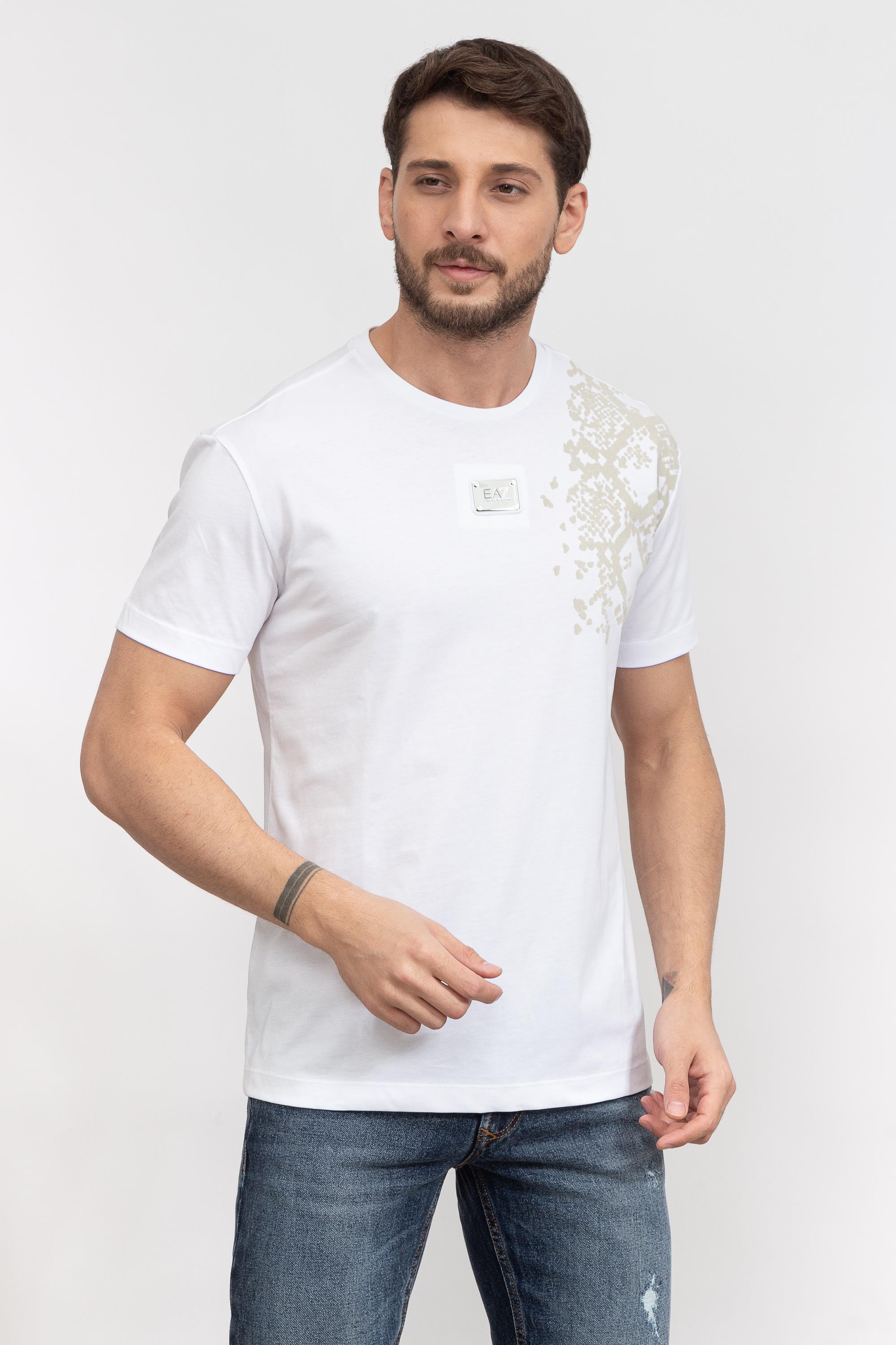 EA7 Unisex Bisiklet Yaka T-Shirt