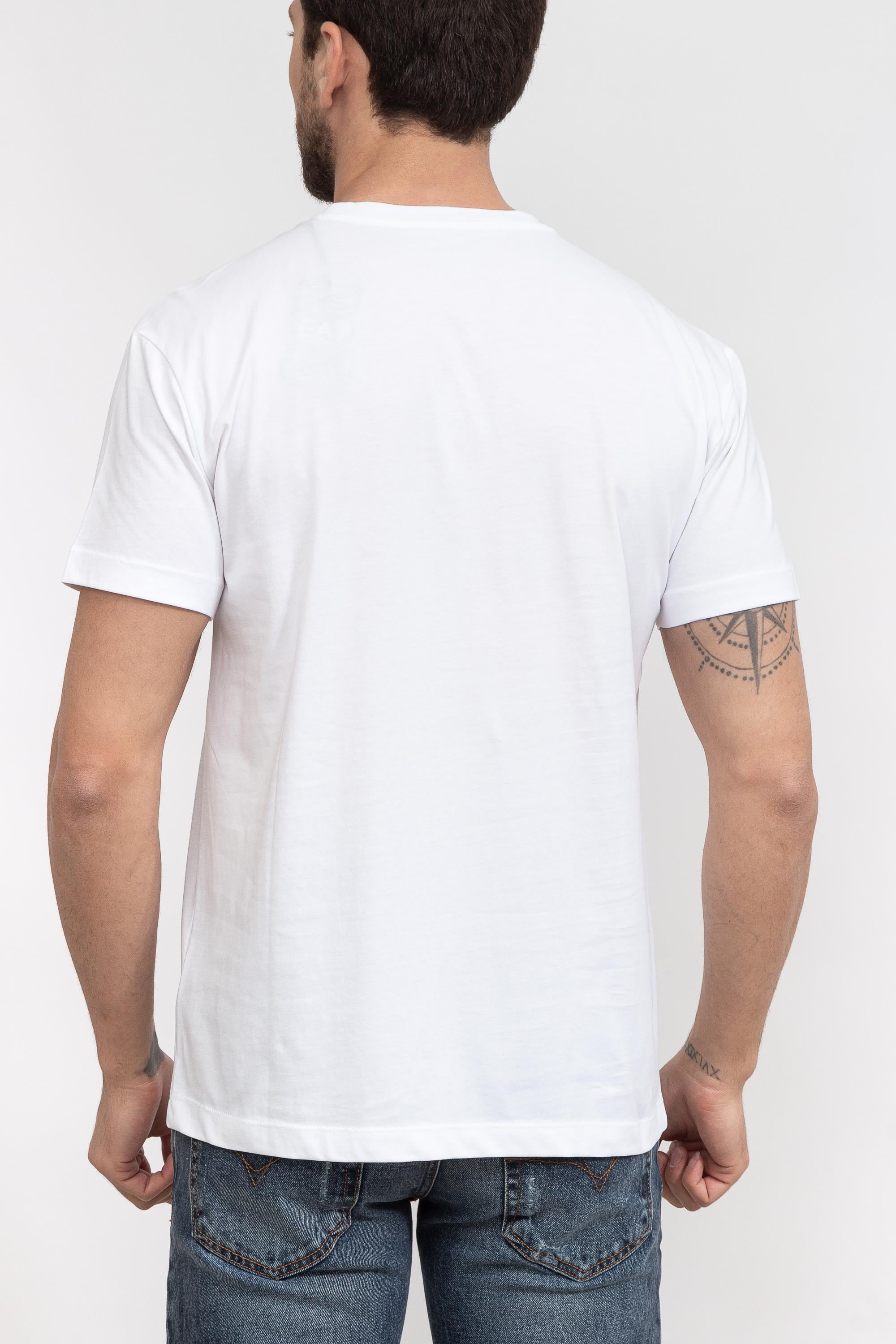 EA7 Unisex Bisiklet Yaka T-Shirt
