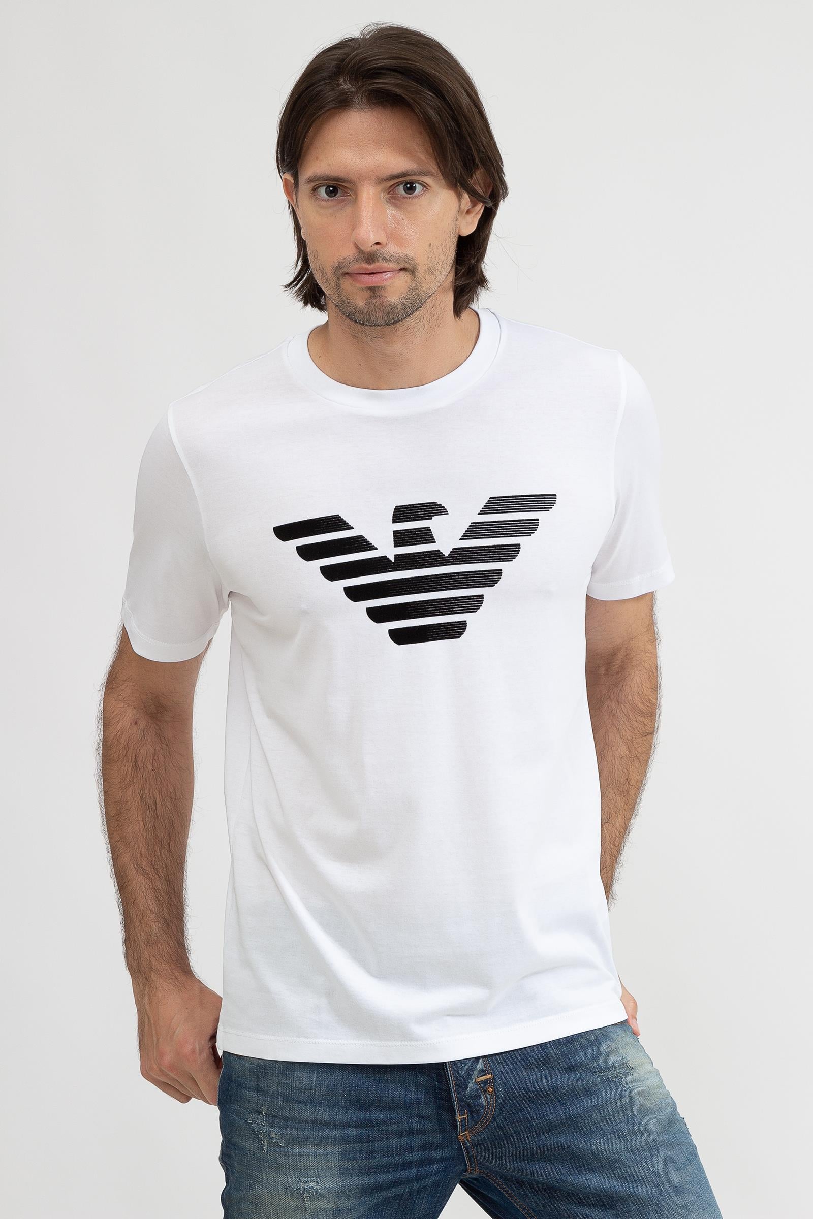 Emporio Armani %100 Pamuklu Erkek T-Shirt
