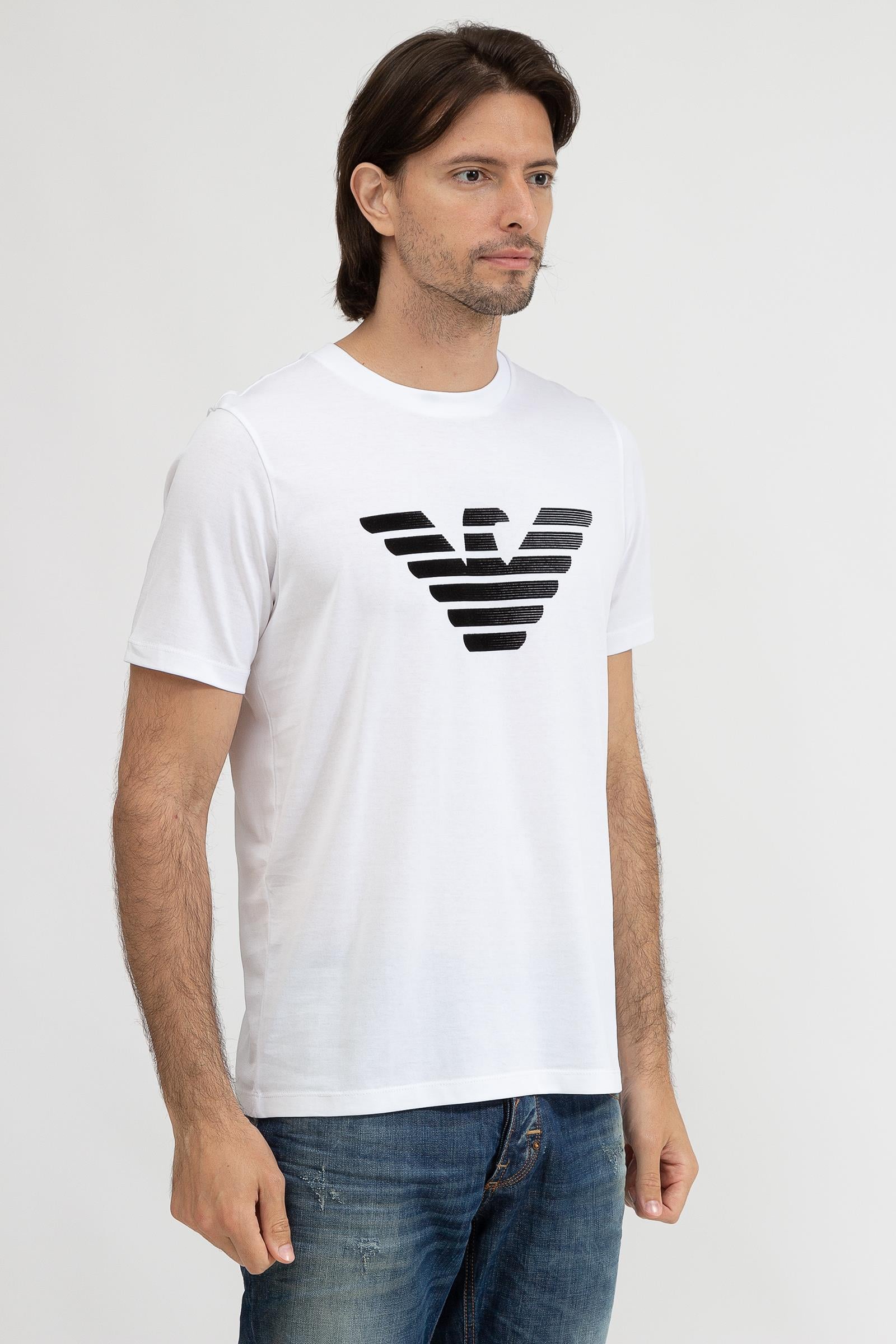 Emporio Armani %100 Pamuklu Erkek T-Shirt