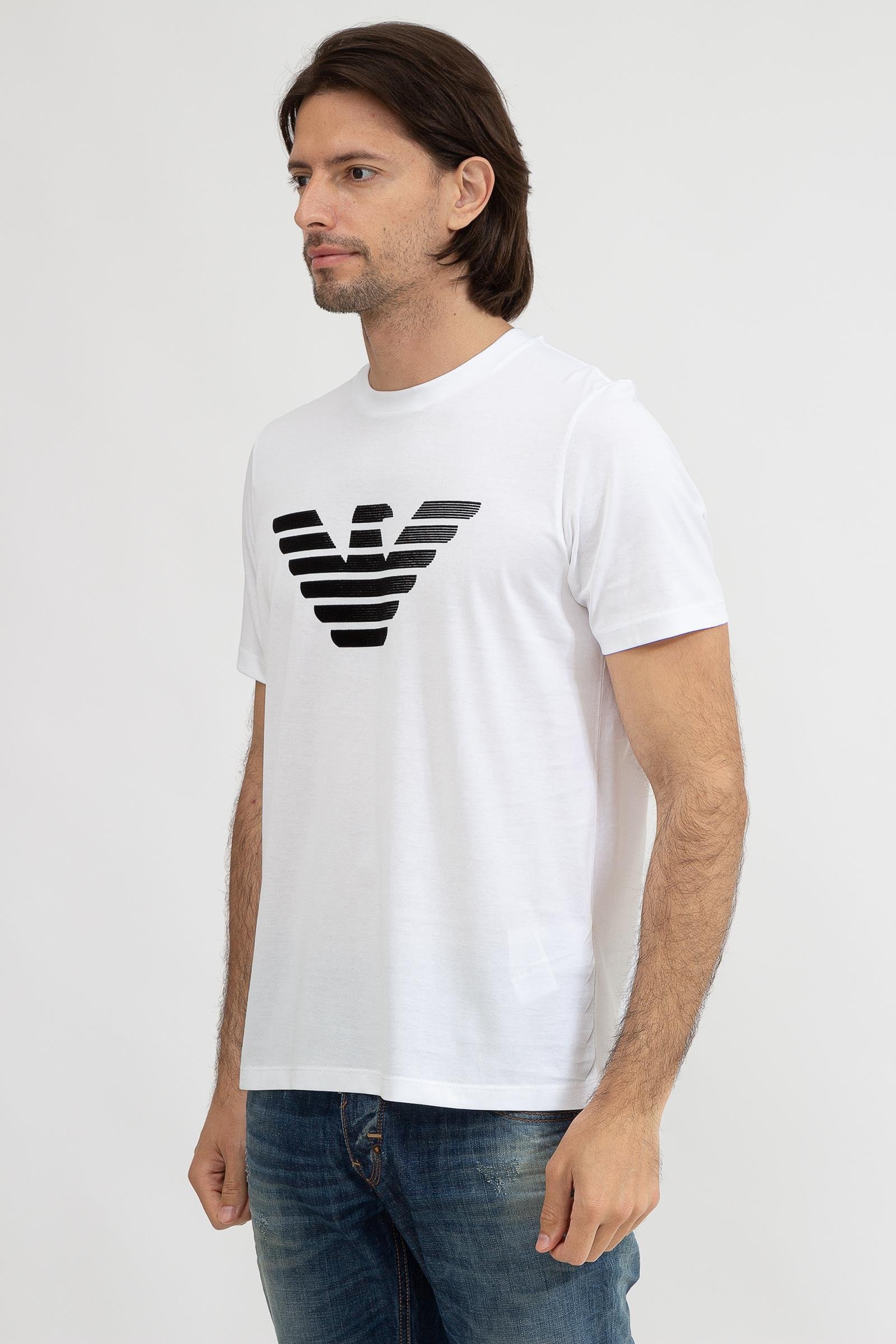 Emporio Armani %100 Pamuklu Erkek T-Shirt