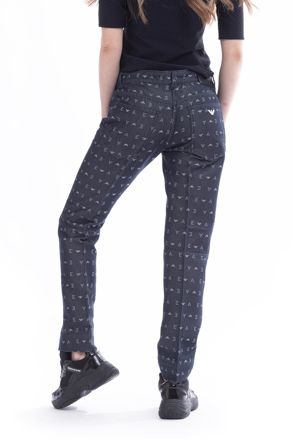Emporio Armani 5 Cepli Slim Fit Kadın Jean Pantolon
