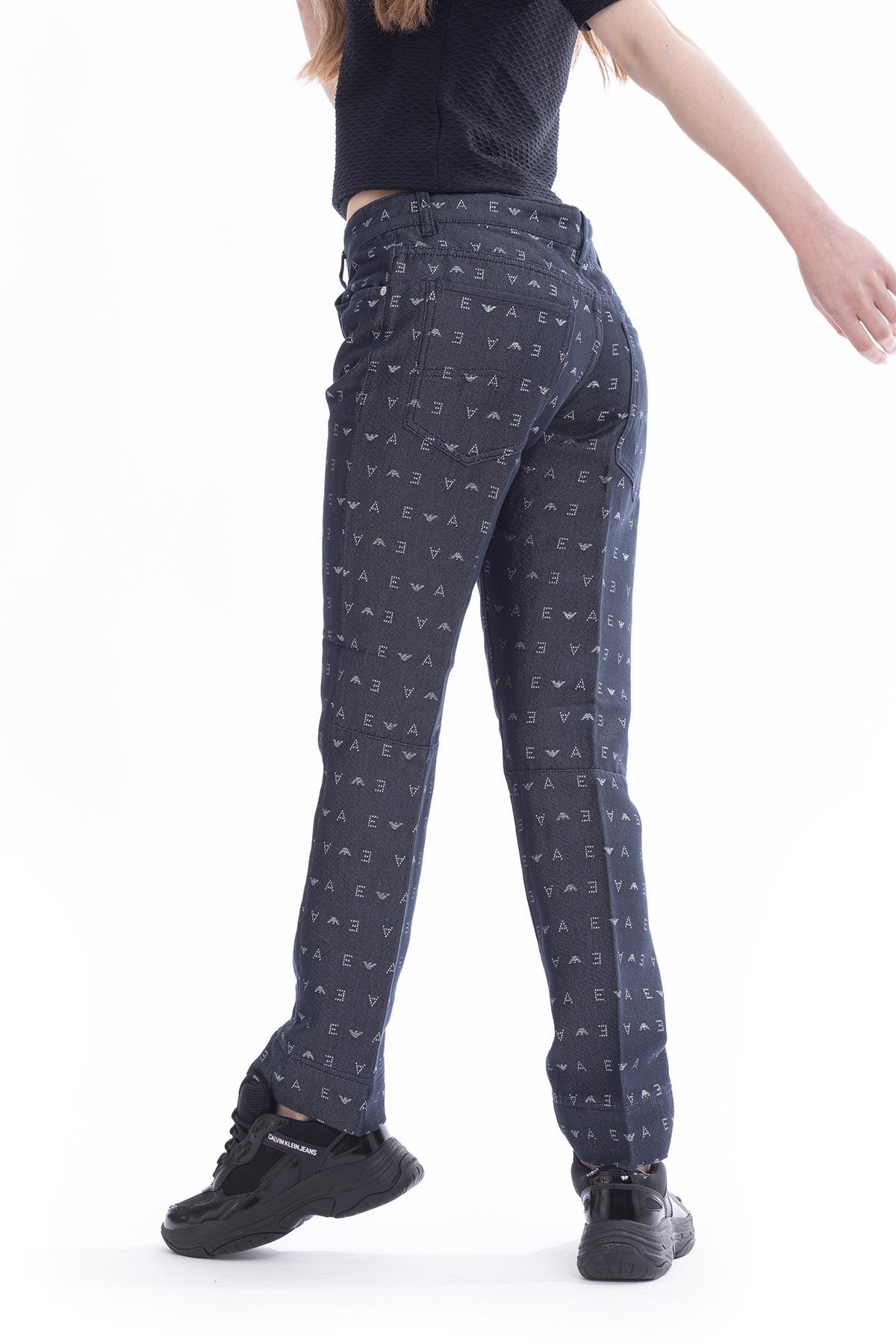 Emporio Armani 5 Cepli Slim Fit Kadın Jean Pantolon