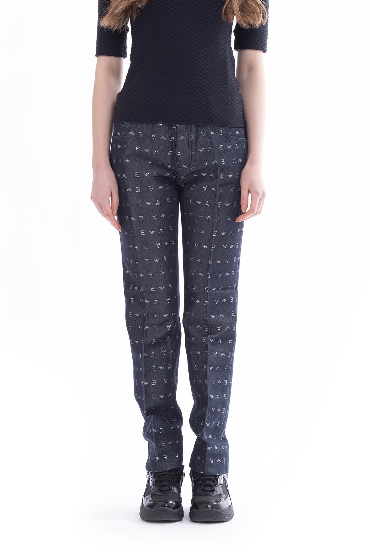 Emporio Armani 5 Cepli Slim Fit Kadın Jean Pantolon