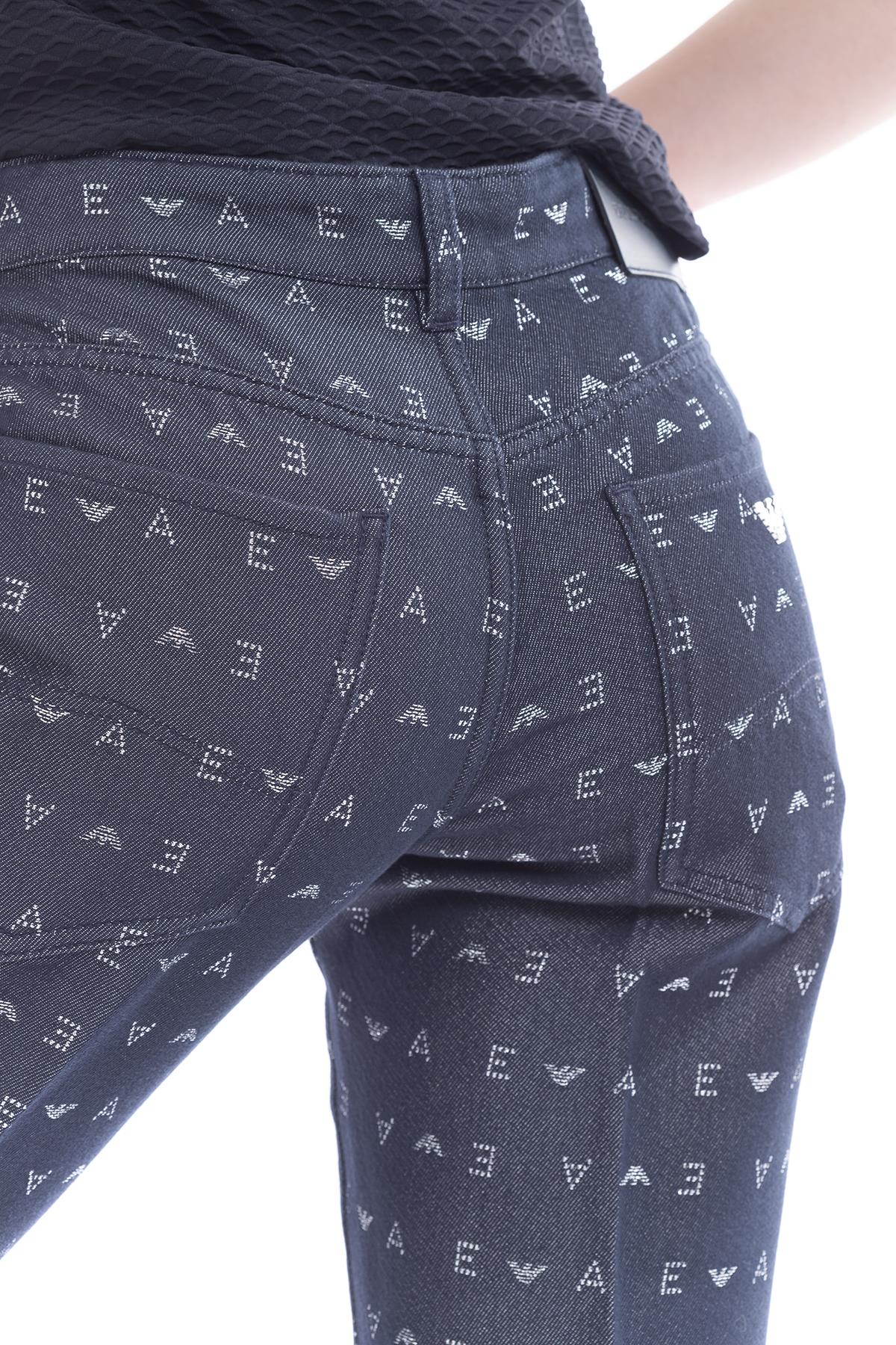 Emporio Armani 5 Cepli Slim Fit Kadın Jean Pantolon
