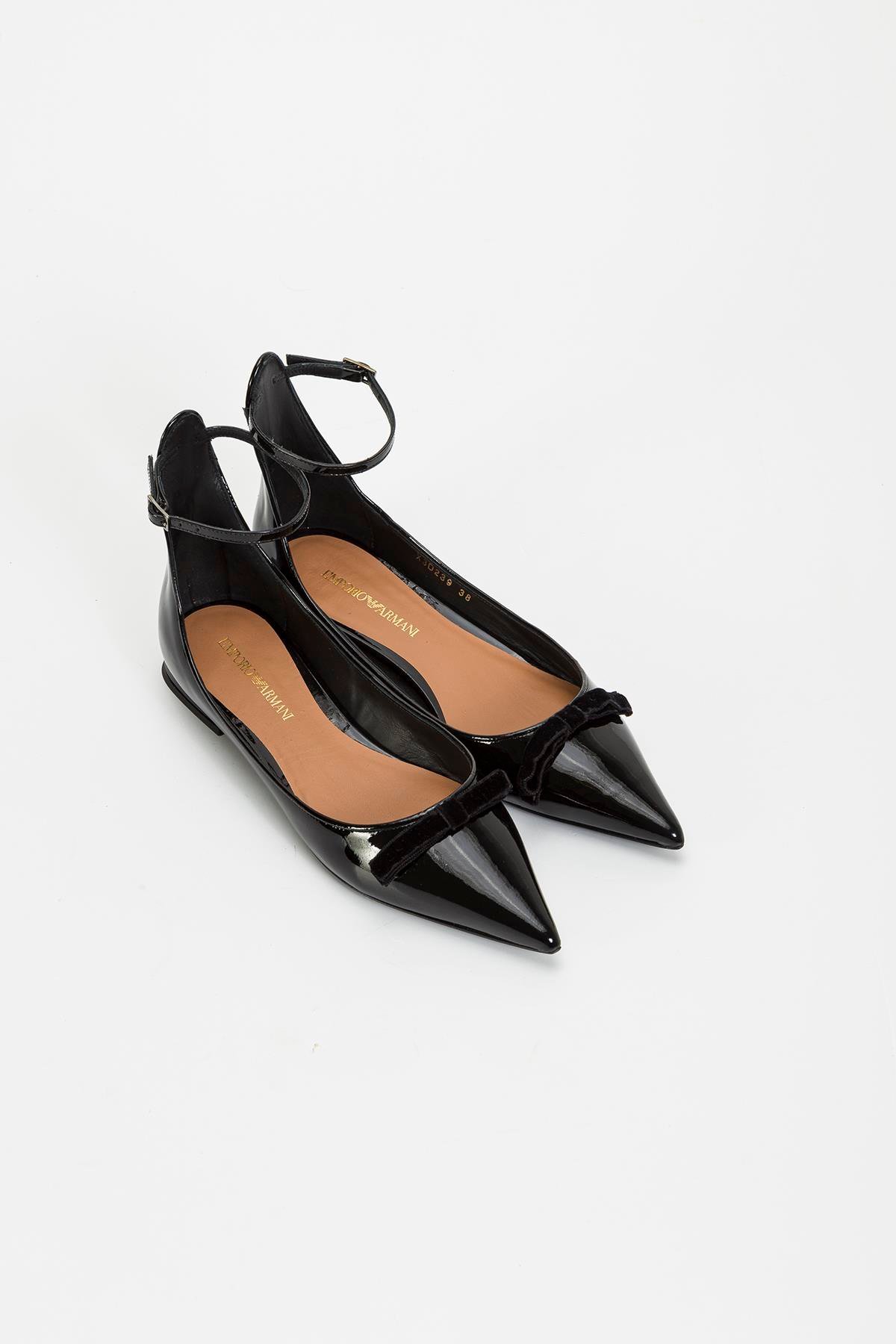 Emporio Armani Ballerina Flat Kadın Babet Ayakkabı