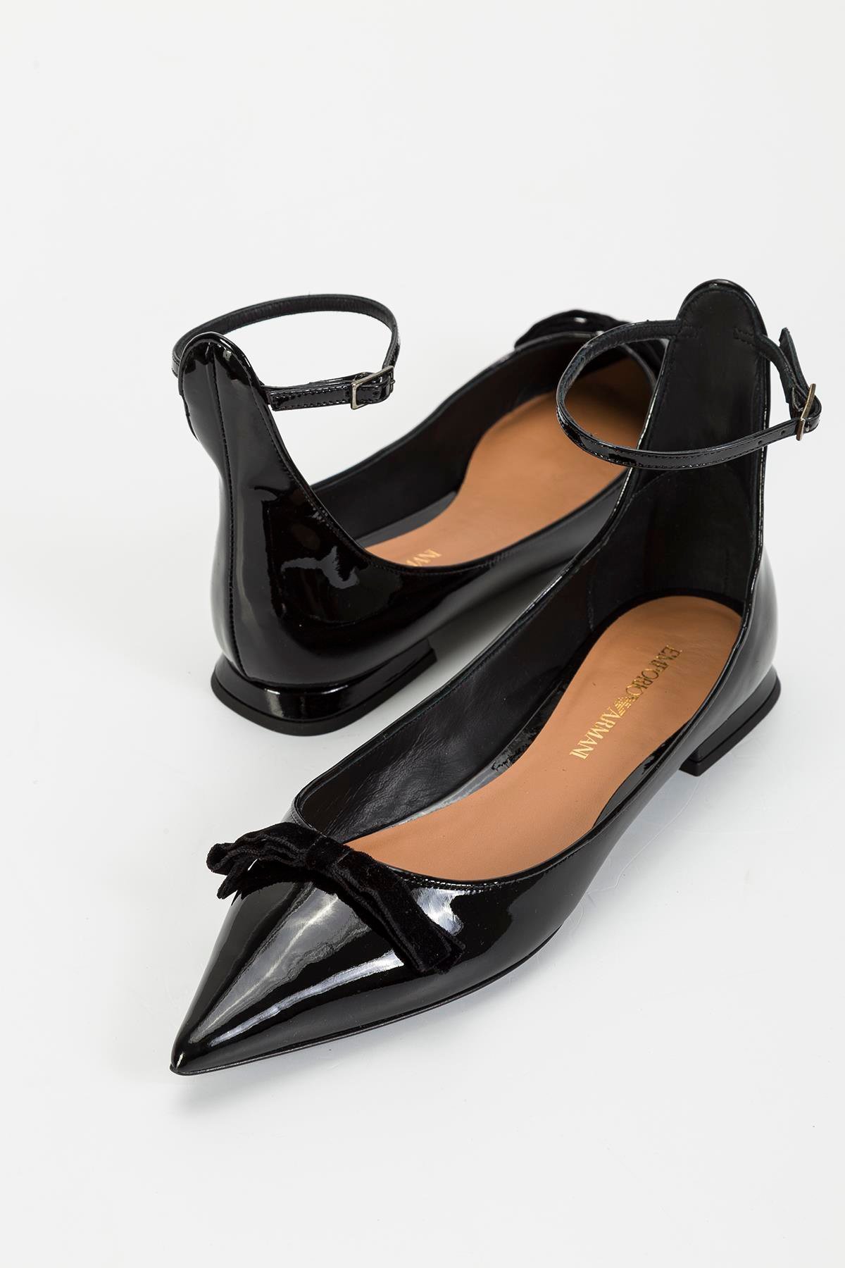 Emporio Armani Ballerina Flat Kadın Babet Ayakkabı