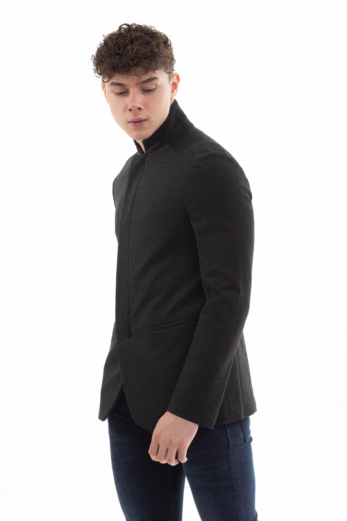 Emporio Armani Dik Yaka Erkek Blazer Ceket