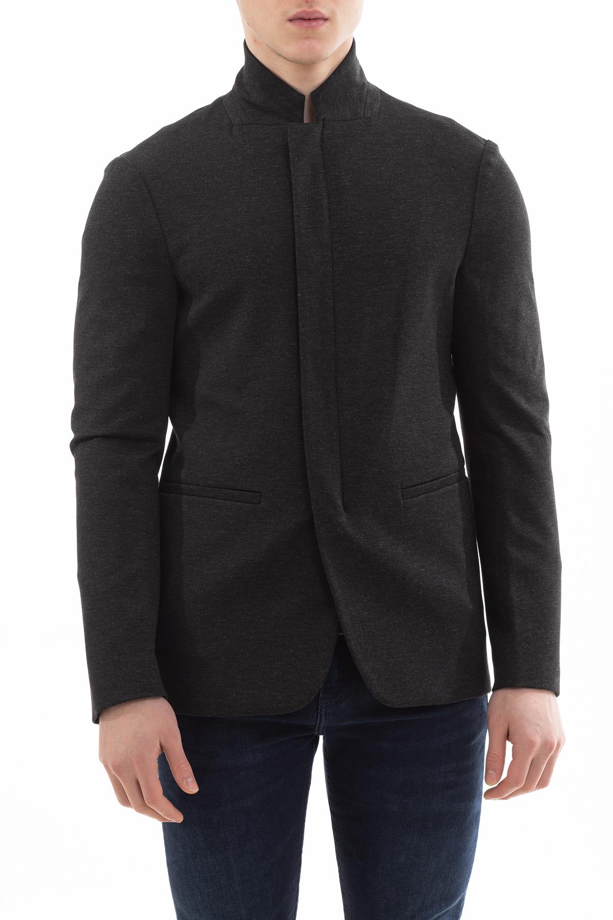 Emporio Armani Dik Yaka Erkek Blazer Ceket