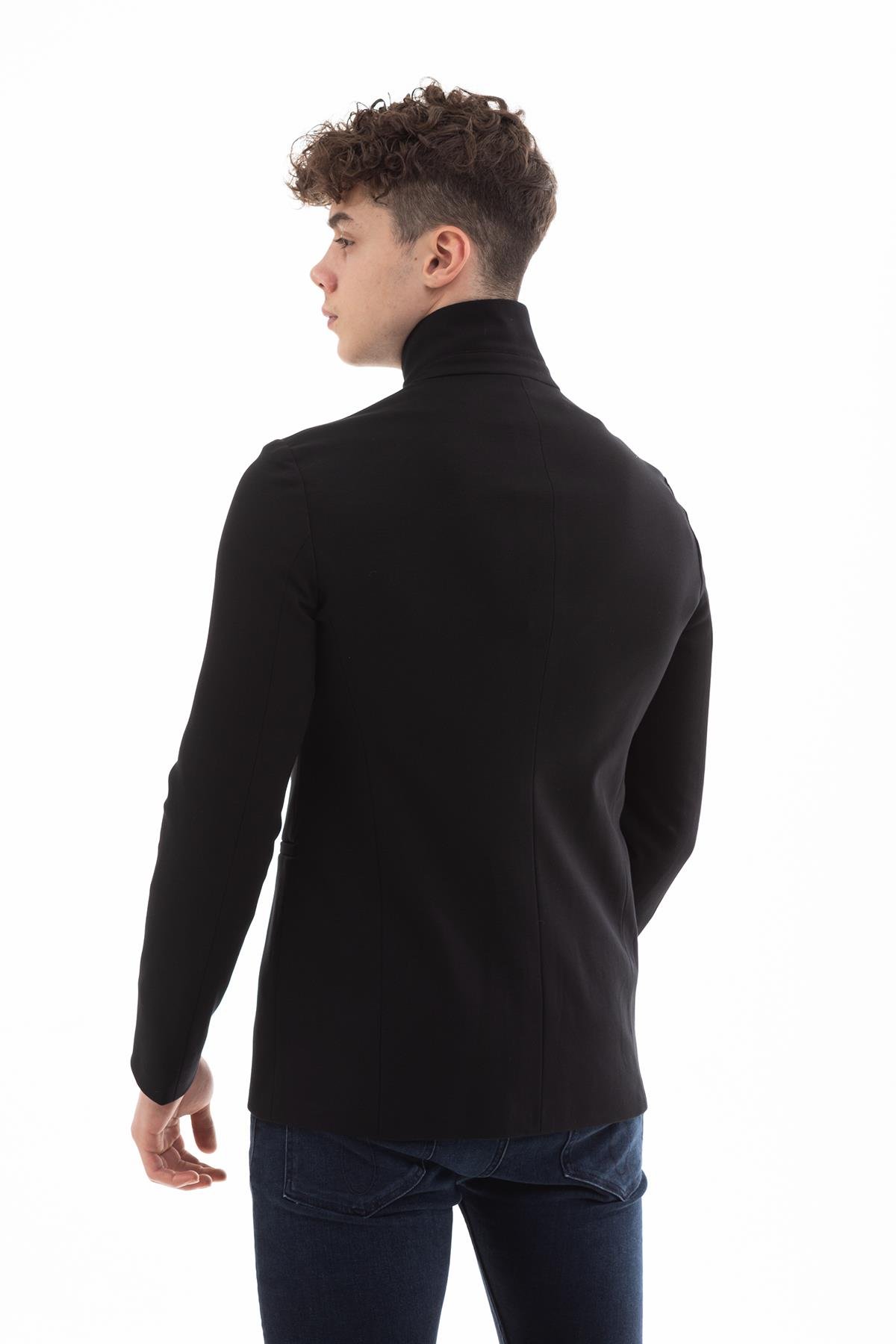 Emporio Armani Dik Yaka Erkek Blazer Ceket