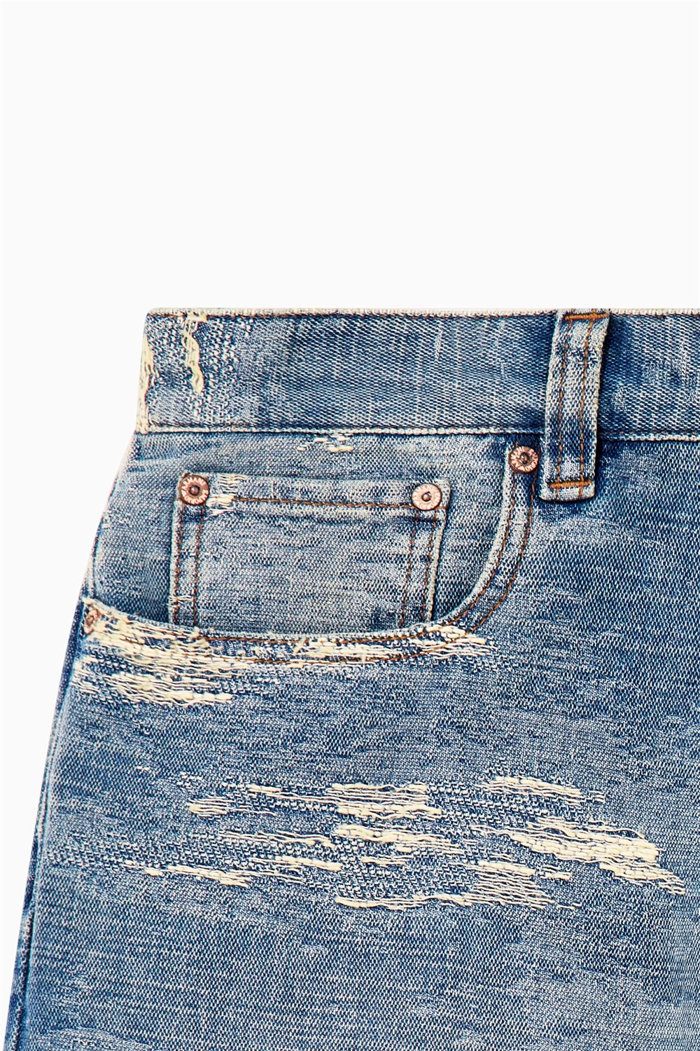 Emporio Armani Erkek 5 Cepli Pantolon Açık Mavi