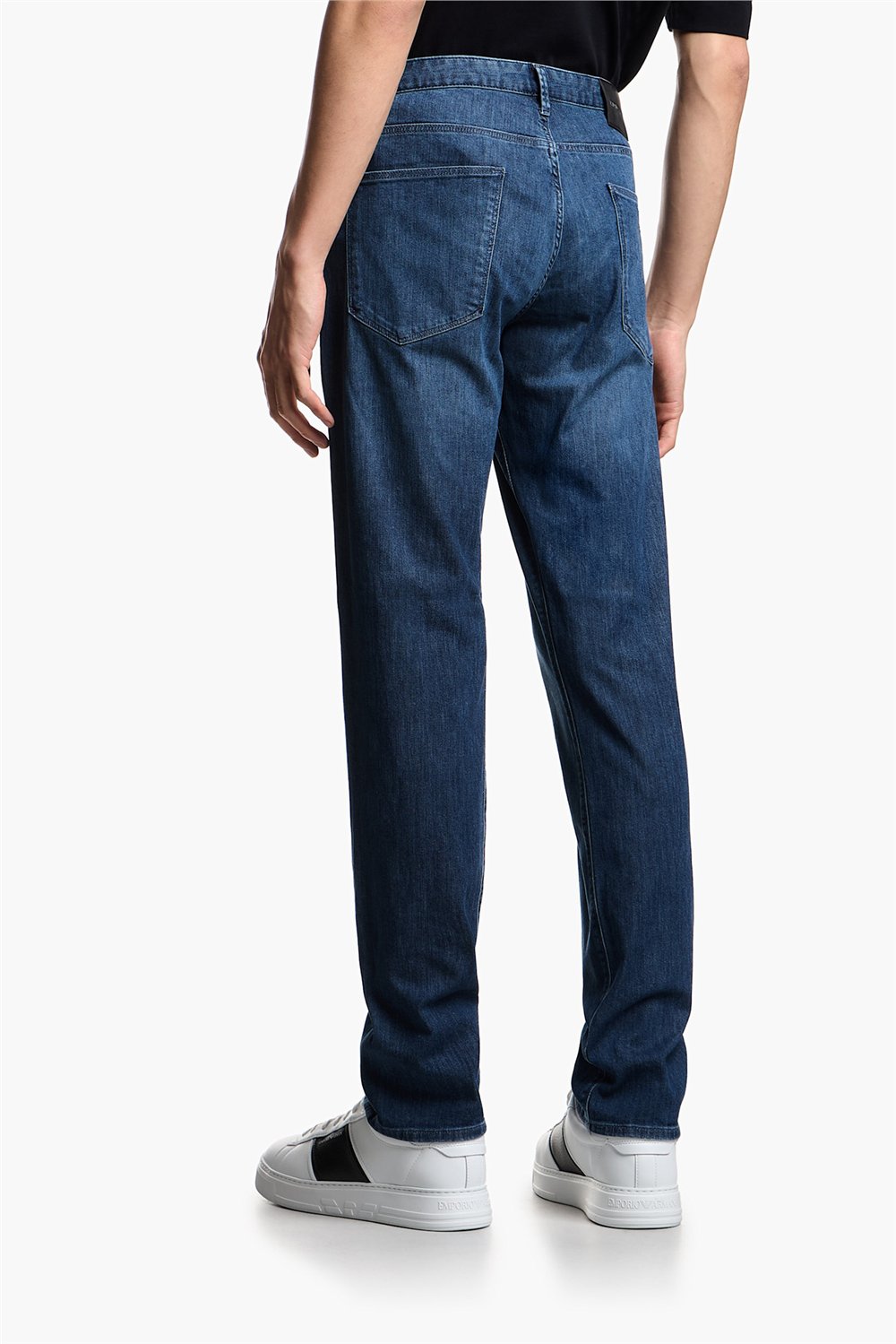 Emporio Armani Erkek 5 Cepli Pantolon Açık Mavi