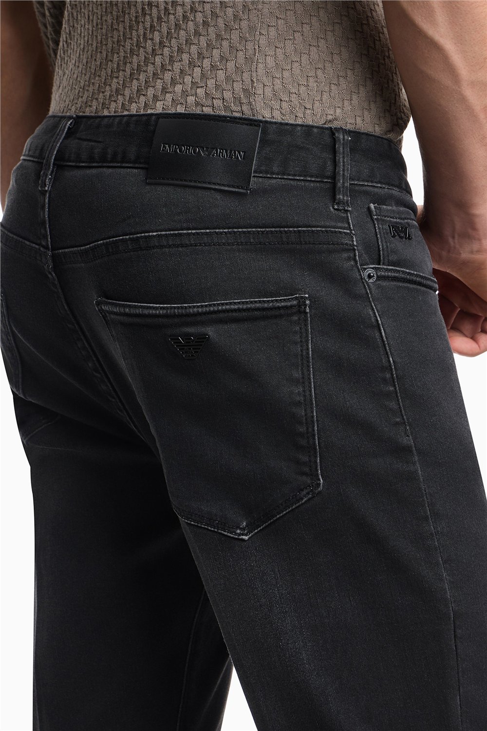 Emporio Armani Erkek 5 Cepli Pantolon Gri