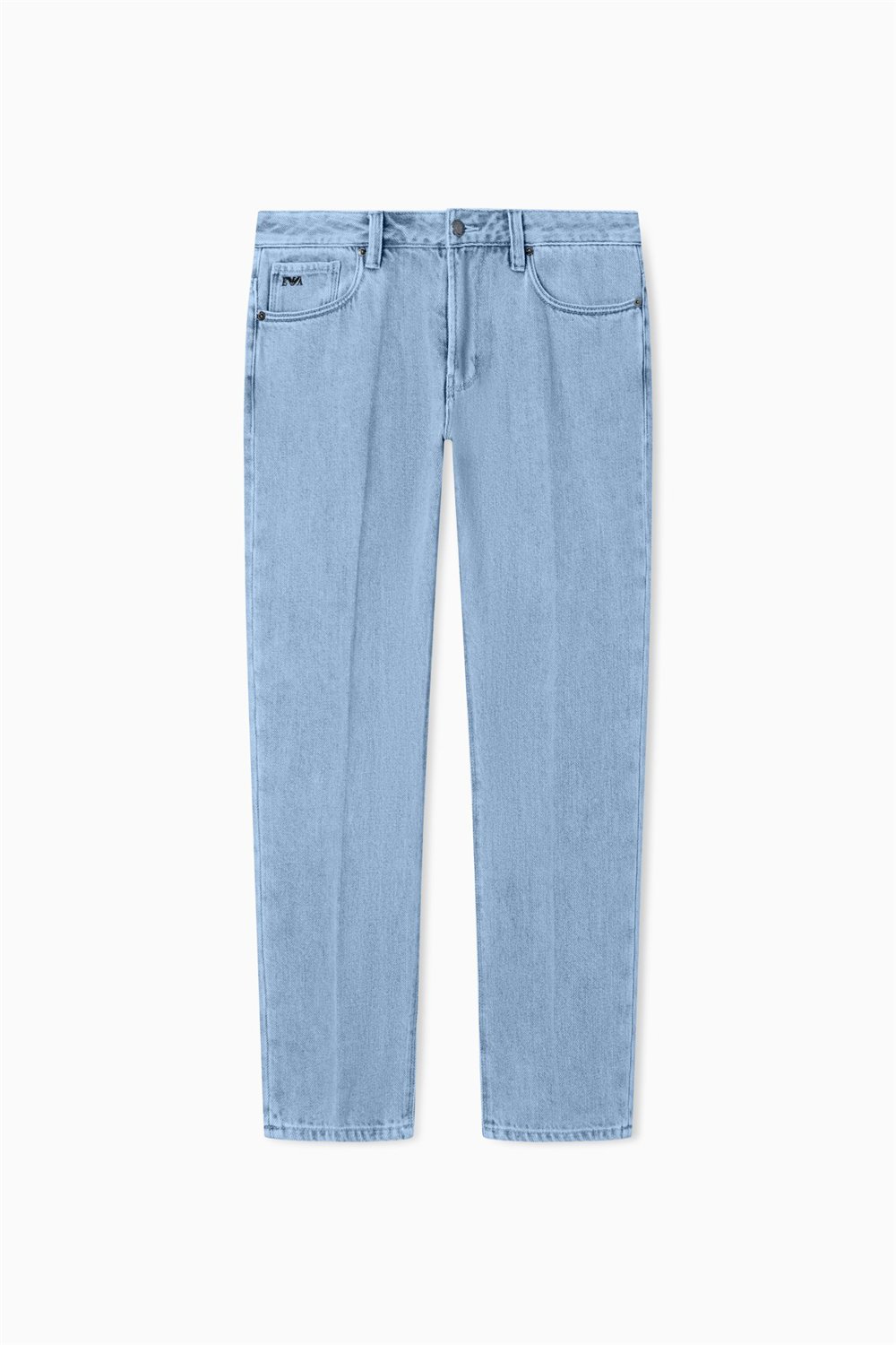 Emporio Armani Erkek 5 Cepli Pantolon Açık Mavi