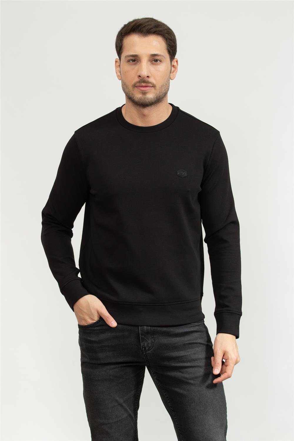 Emporio Armani Erkek Bisiklet Yaka Sweatshirt
