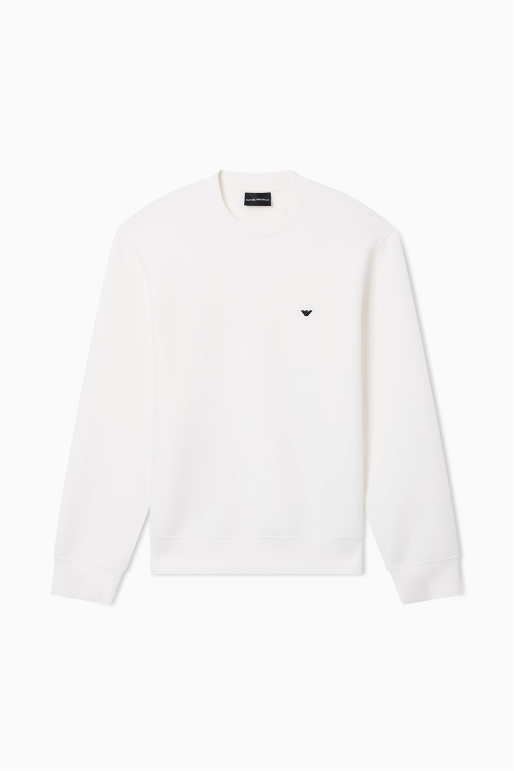 Emporio Armani Erkek Bisiklet Yaka Sweatshirt Beyaz
