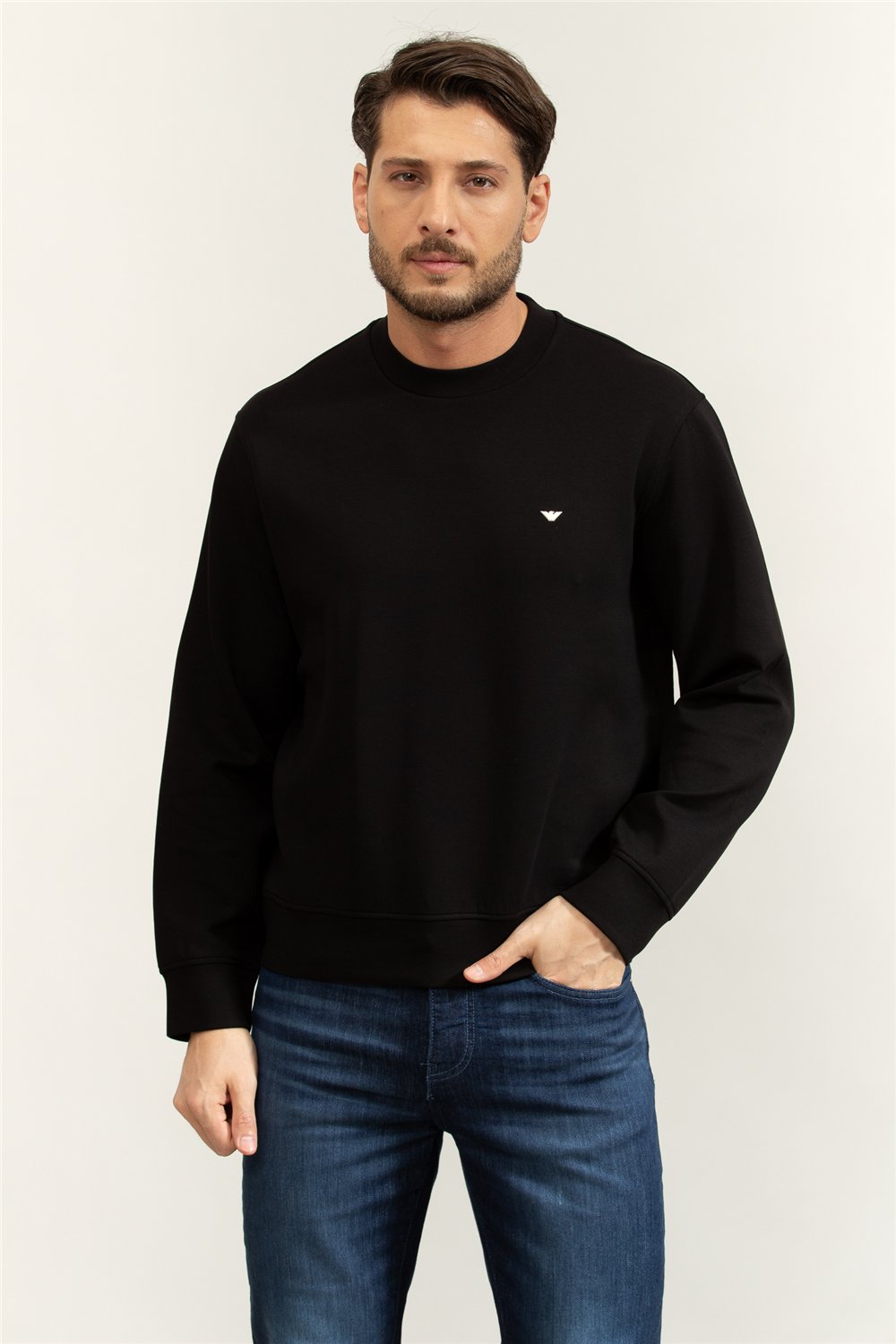 Emporio Armani Erkek Bisiklet Yaka Sweatshirt