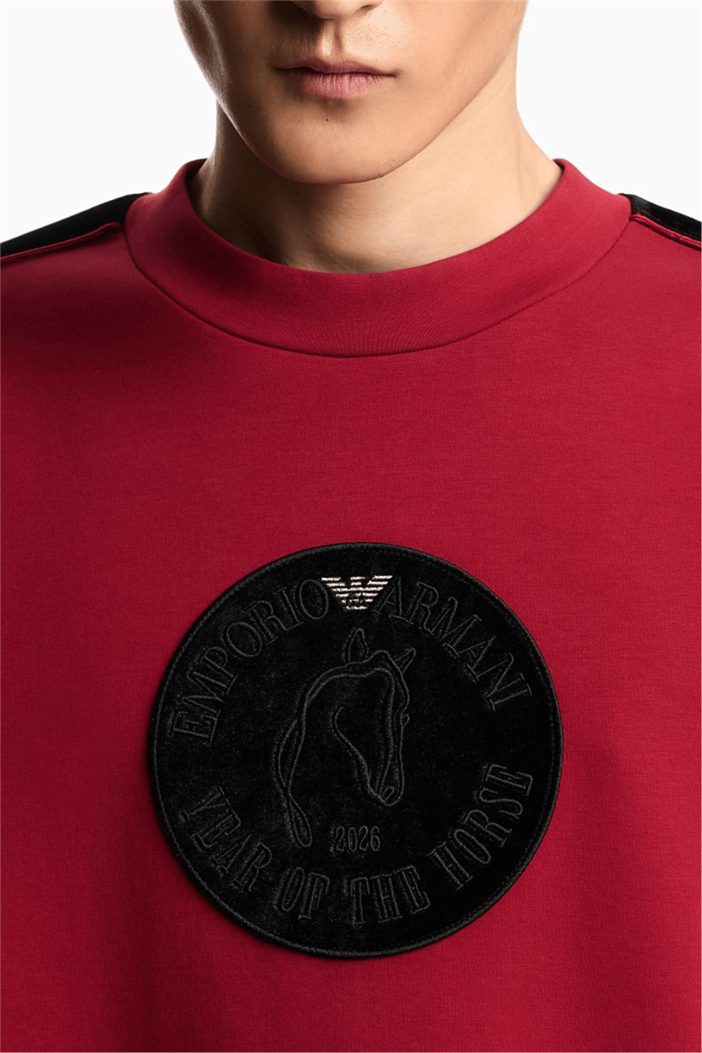 Emporio Armani Erkek Bisiklet Yaka Sweatshirt Siyah