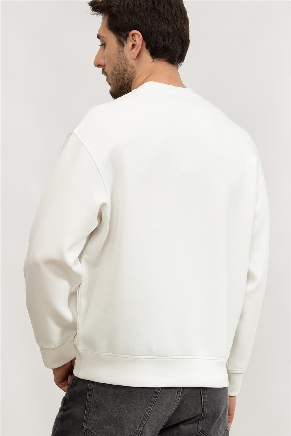 Emporio Armani Erkek Bisiklet Yaka Sweatshirt