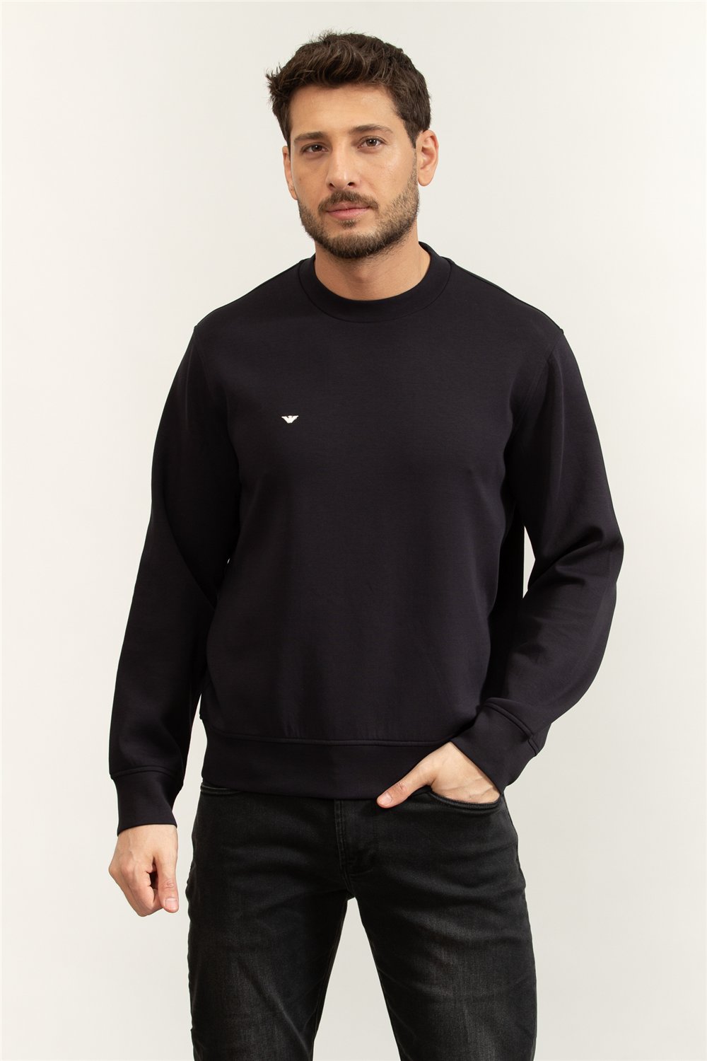 Emporio Armani Erkek Bisiklet Yaka Sweatshirt