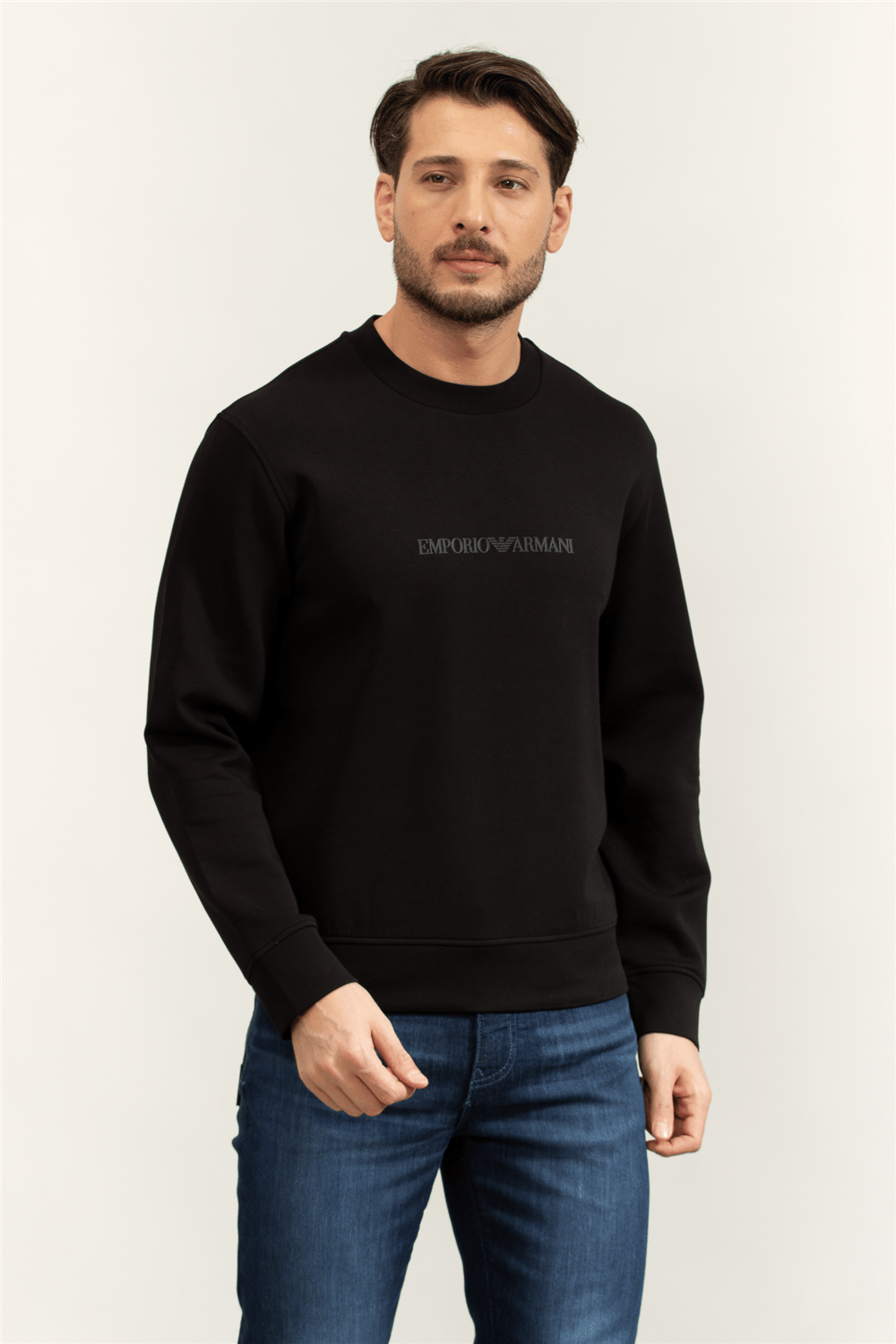 Emporio Armani Erkek Bisiklet Yaka Sweatshirt