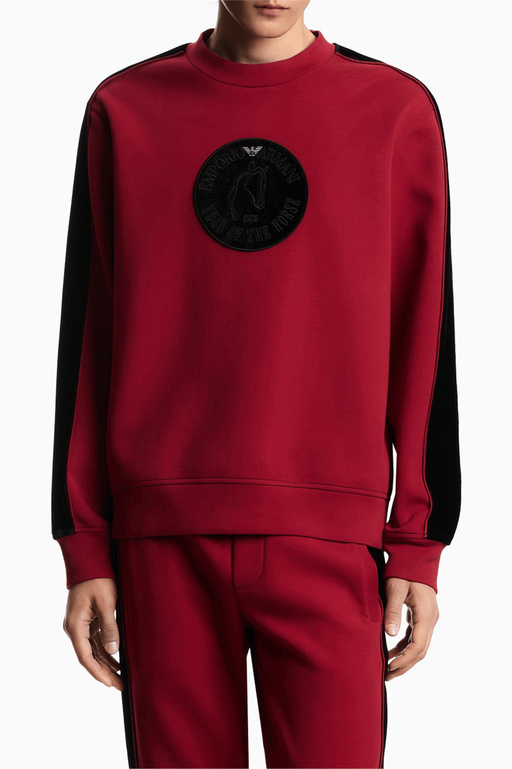 Emporio Armani Erkek Bisiklet Yaka Sweatshirt Siyah