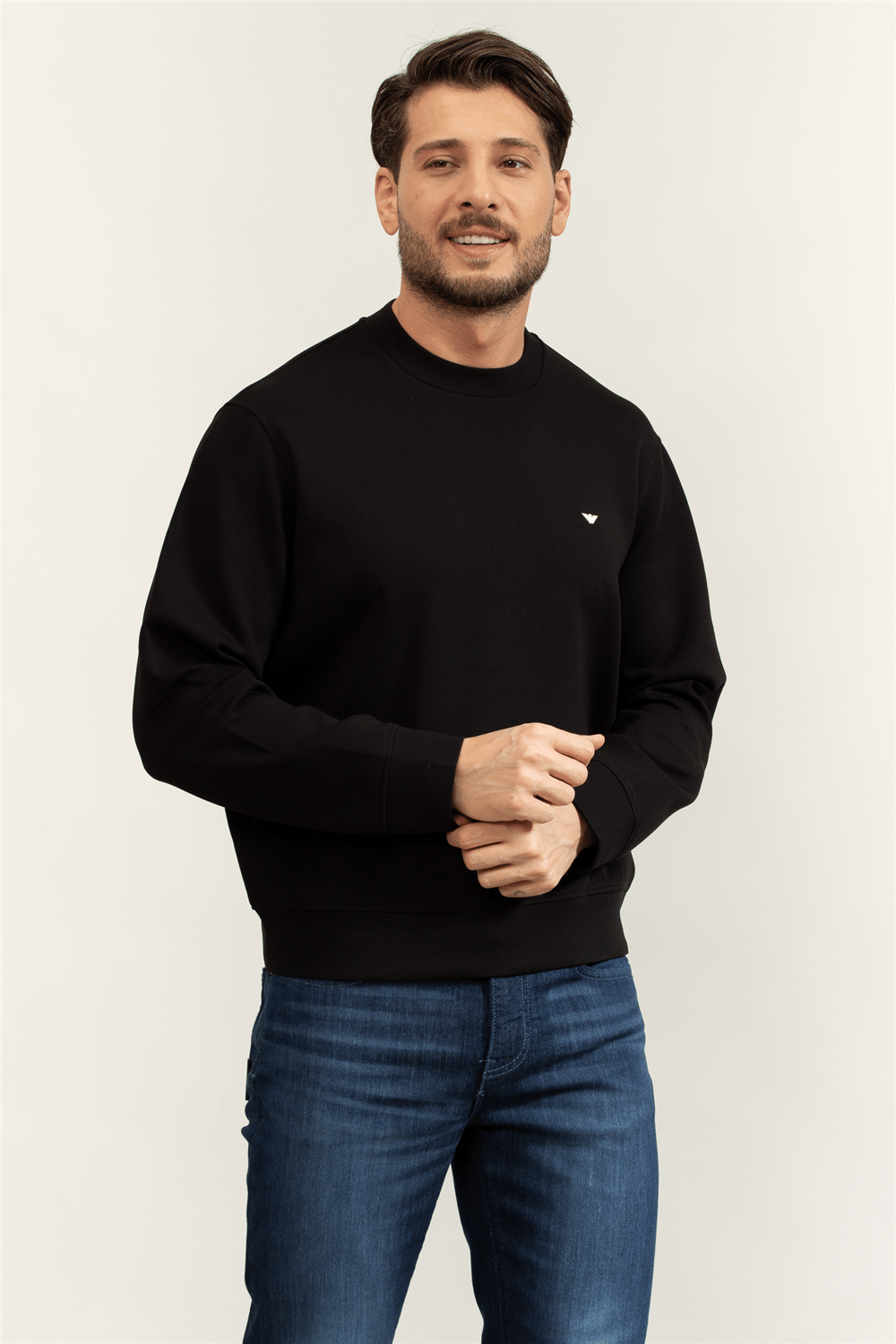 Emporio Armani Erkek Bisiklet Yaka Sweatshirt