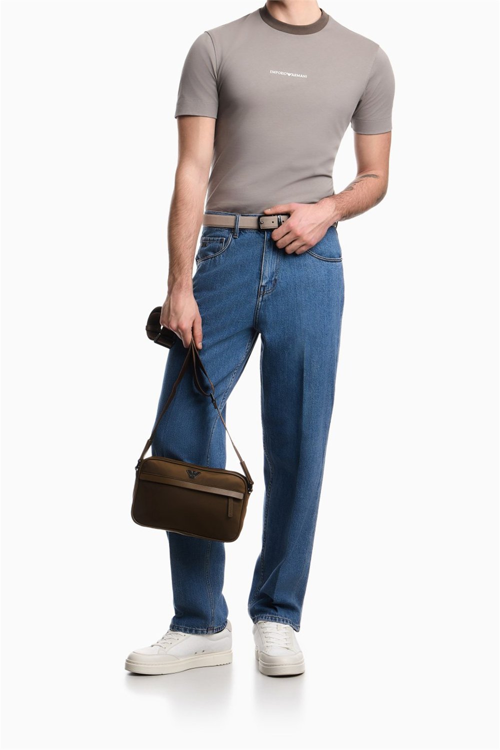 Emporio Armani Erkek Bisiklet Yaka T-Shirt Çok Renkli