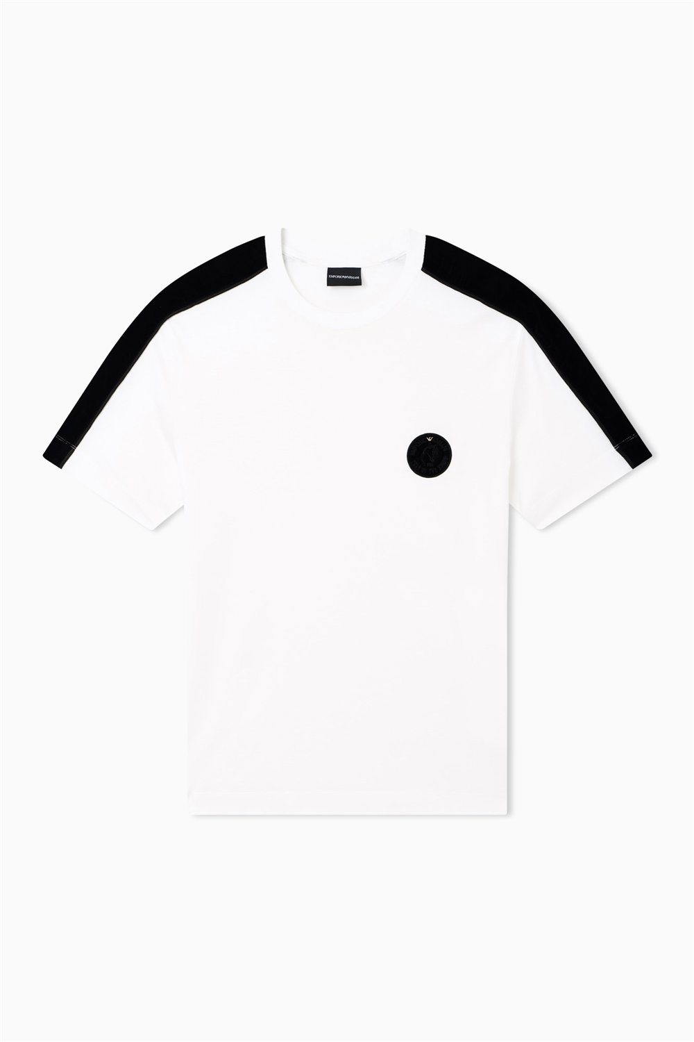 Emporio Armani Erkek Bisiklet Yaka T-Shirt Beyaz