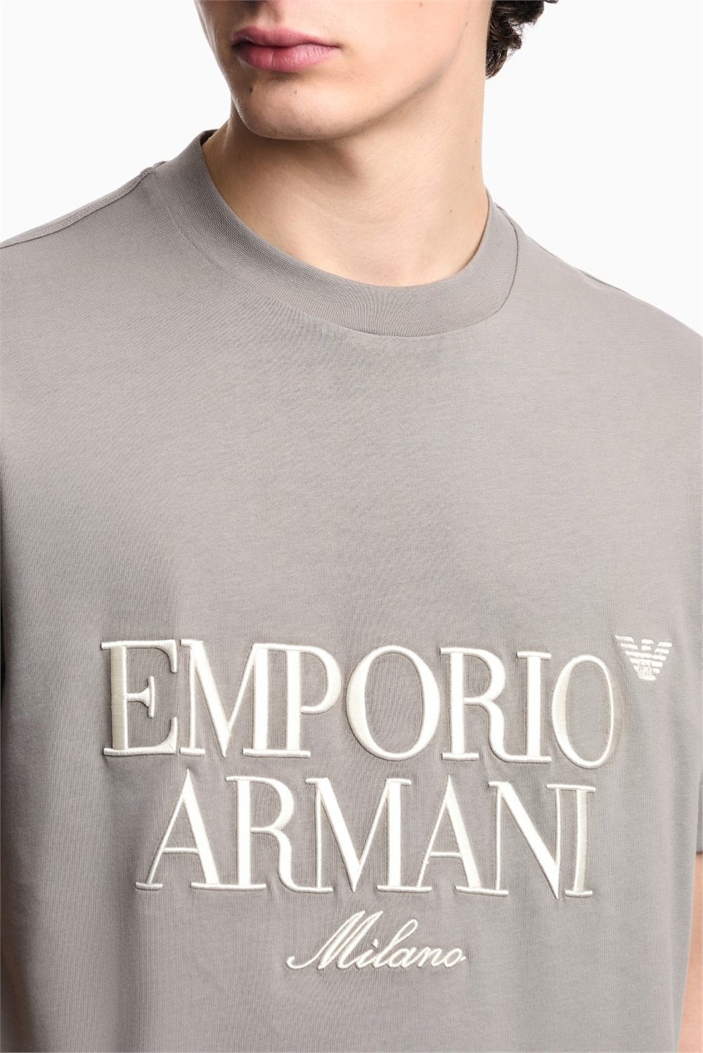 Emporio Armani Erkek Bisiklet Yaka T-Shirt Çok Renkli