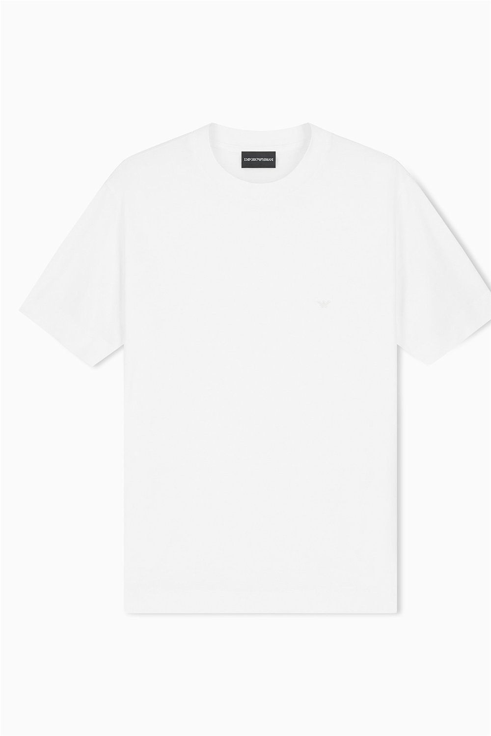 Emporio Armani Erkek Bisiklet Yaka T-Shirt Beyaz