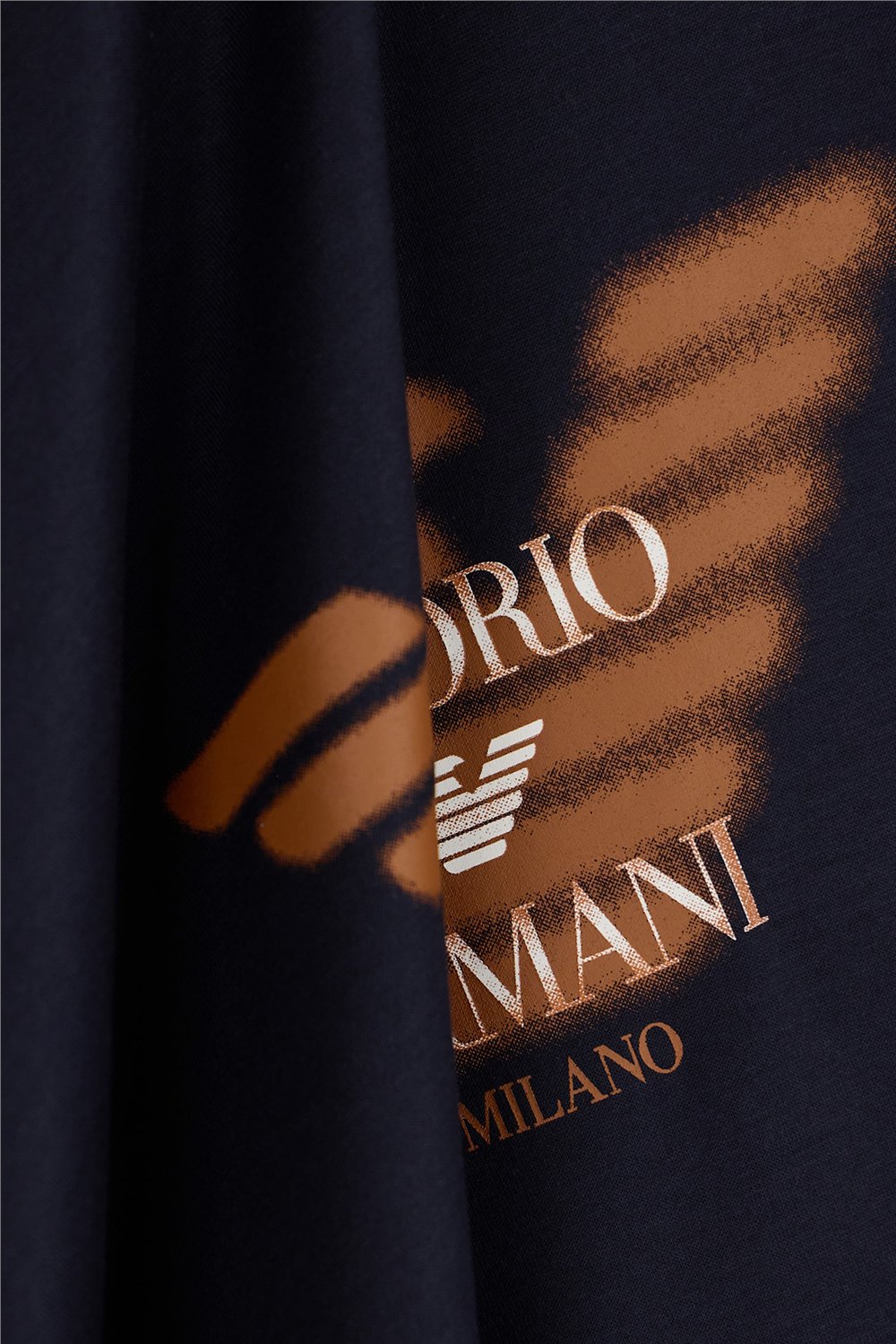 Emporio Armani Erkek Bisiklet Yaka T-Shirt Lacivert