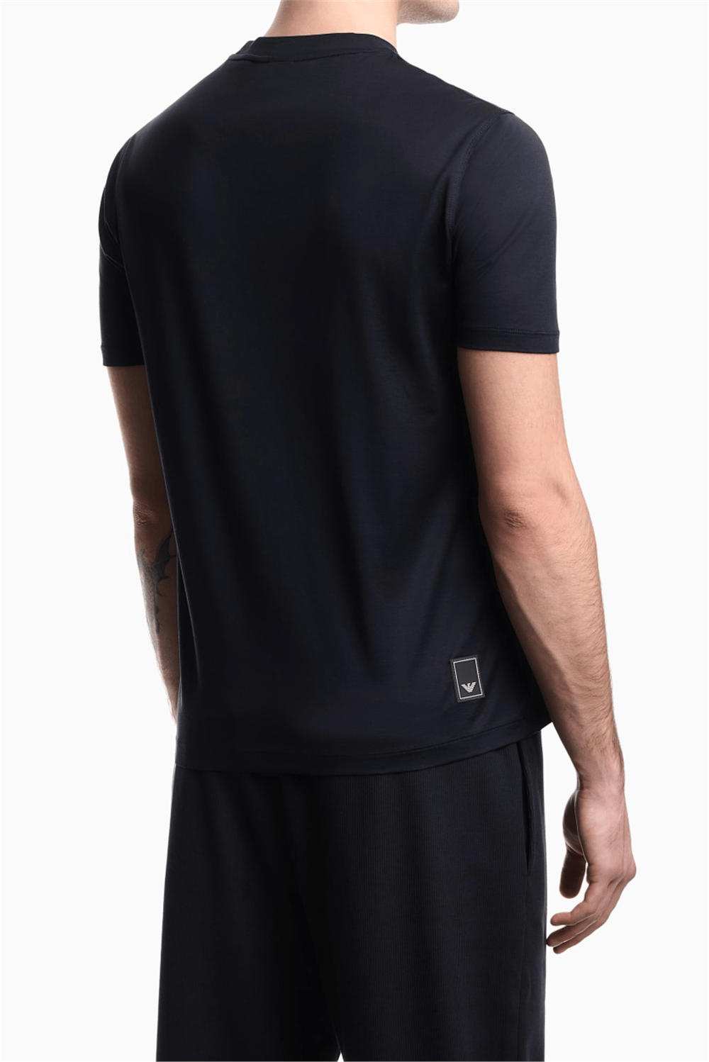 Emporio Armani Erkek Bisiklet Yaka T-Shirt Lacivert