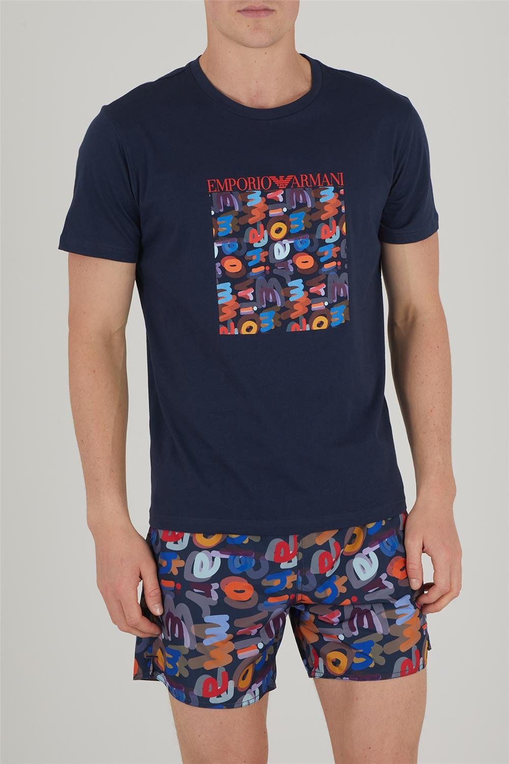 Emporio Armani Erkek Bisiklet Yaka T-Shirt