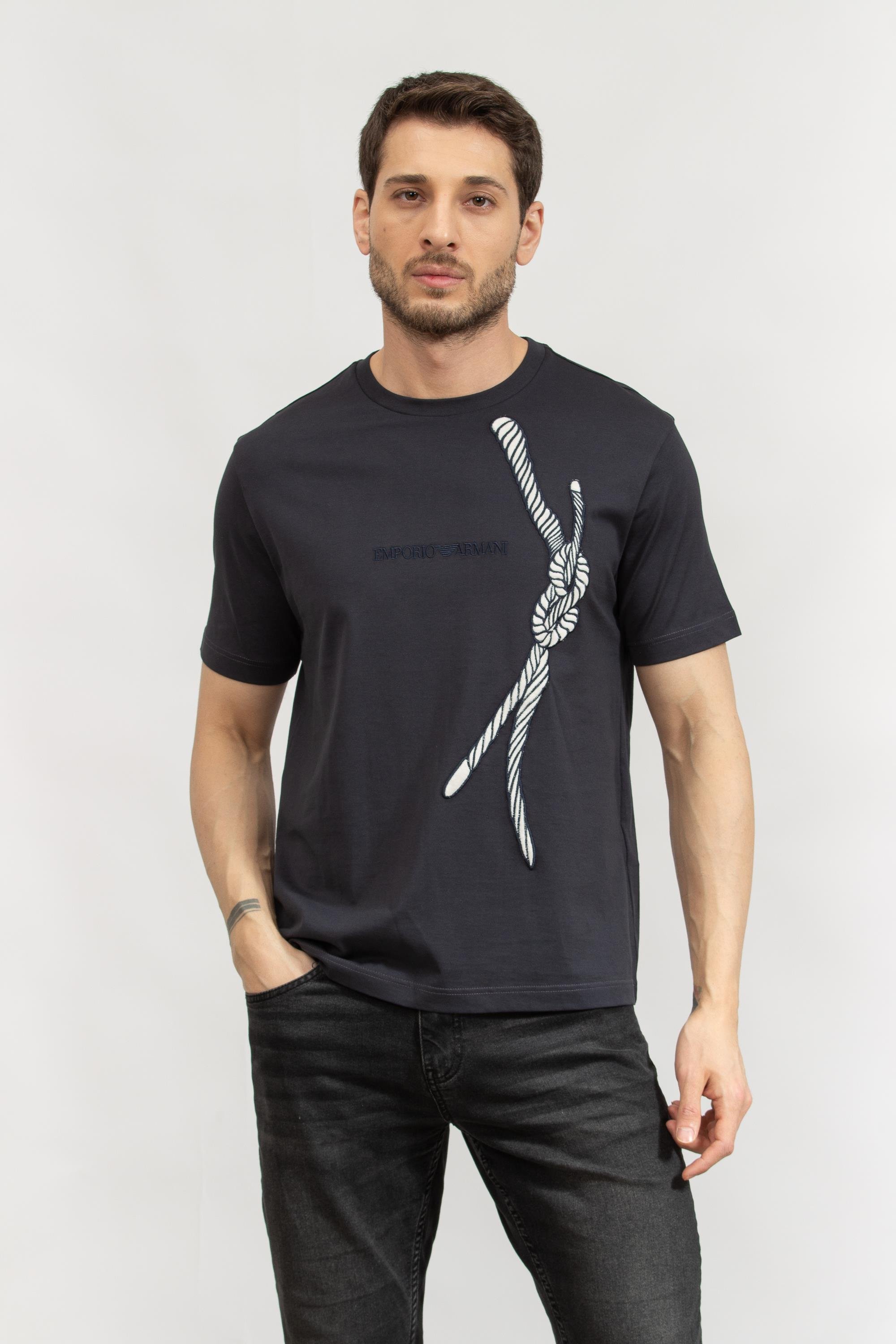 Emporio Armani Erkek Bisiklet Yaka T-Shirt