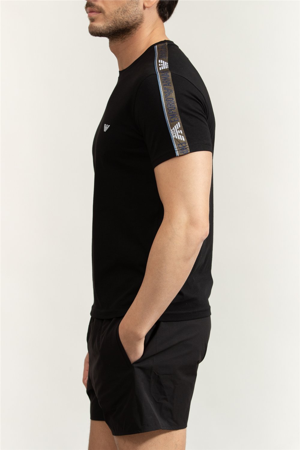 Emporio Armani Erkek Bisiklet Yaka T-Shirt