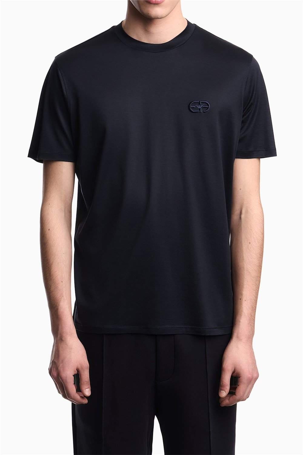 Emporio Armani Erkek Bisiklet Yaka T-Shirt Lacivert