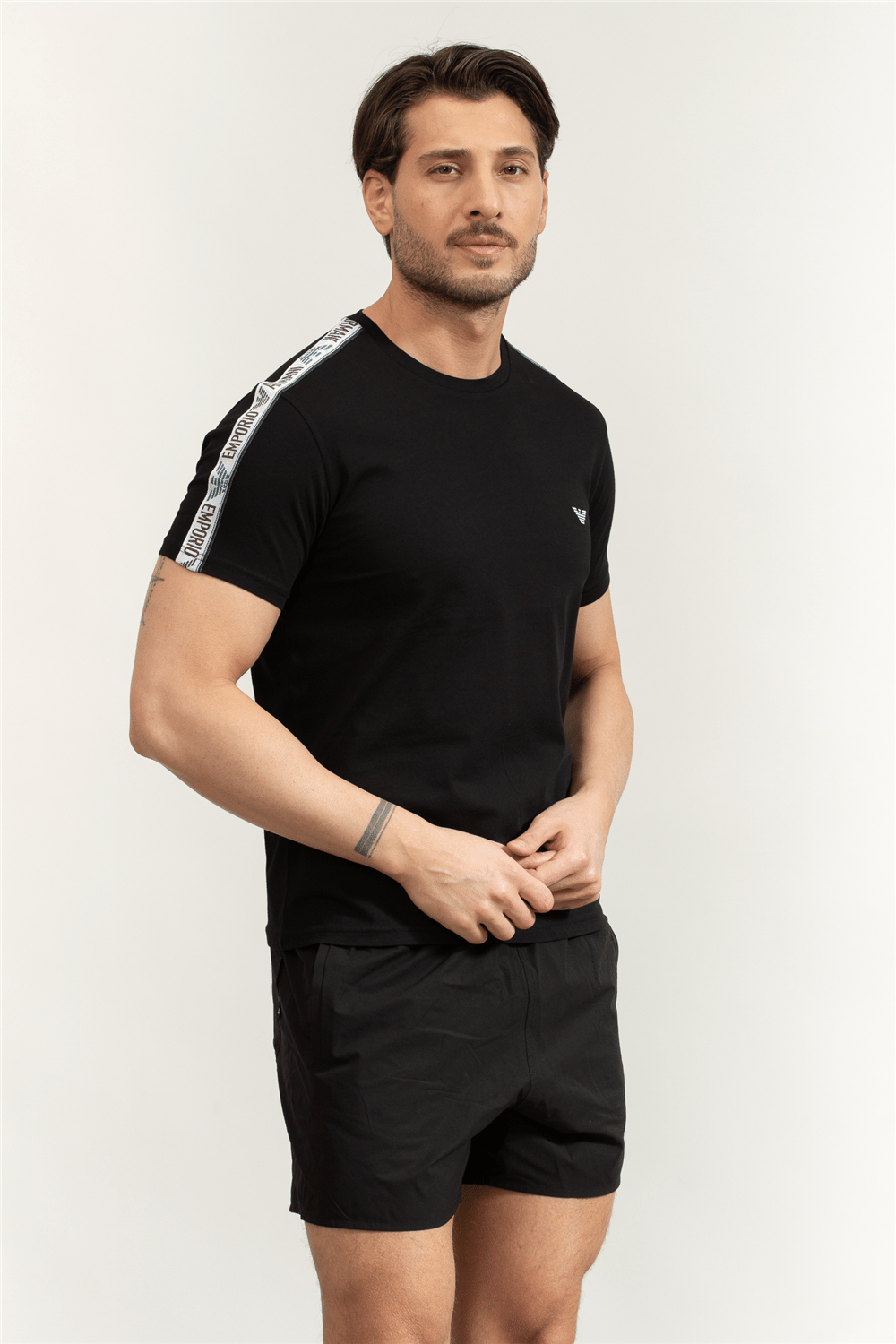 Emporio Armani Erkek Bisiklet Yaka T-Shirt