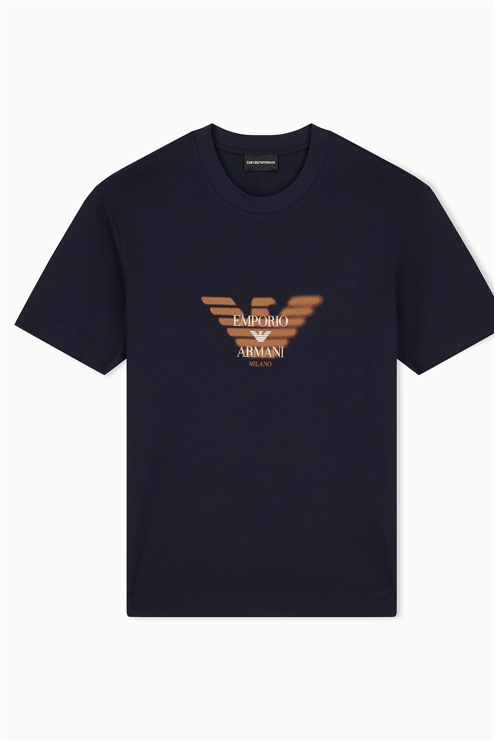 Emporio Armani Erkek Bisiklet Yaka T-Shirt Lacivert