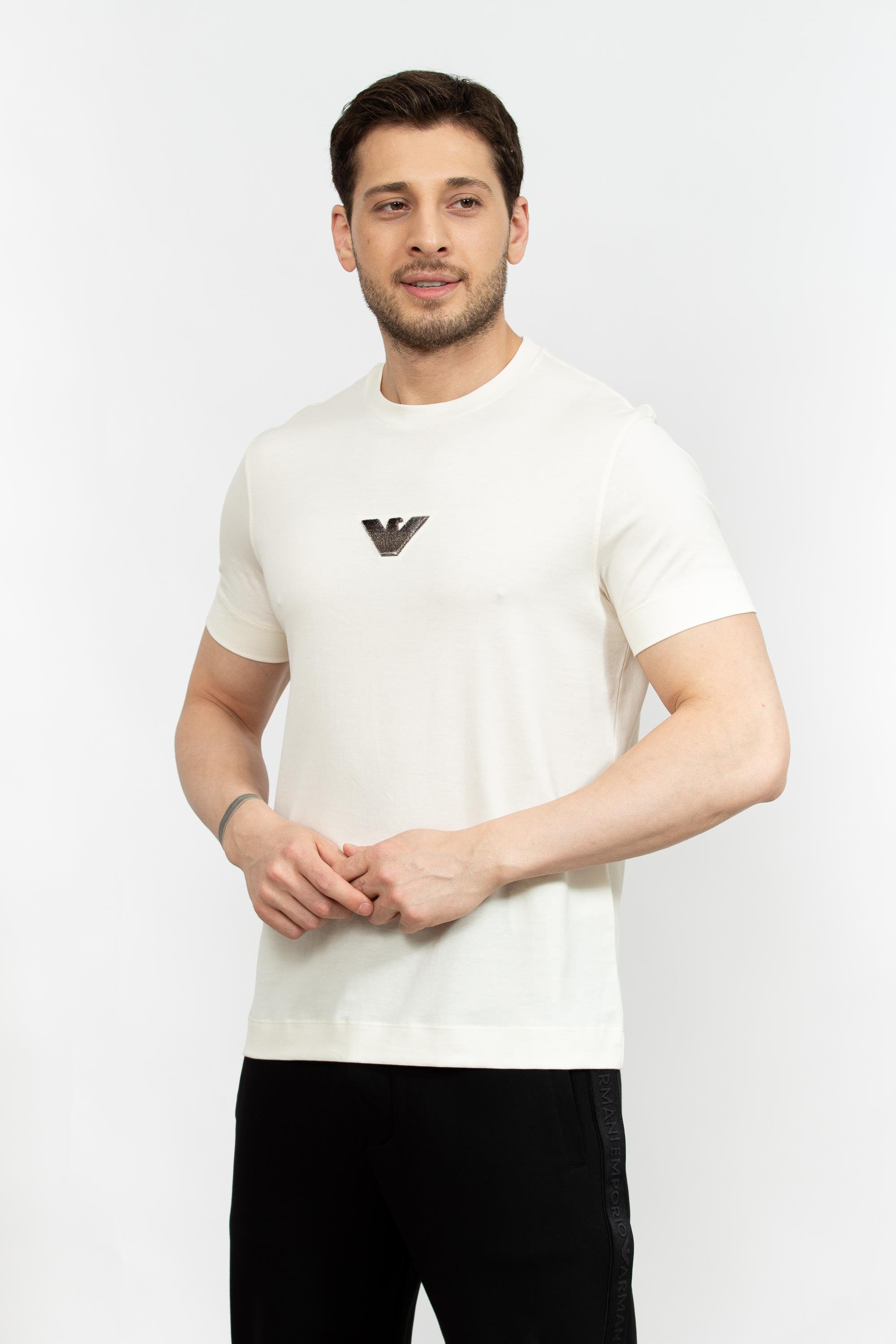Emporio Armani Erkek Bisiklet Yaka T-Shirt