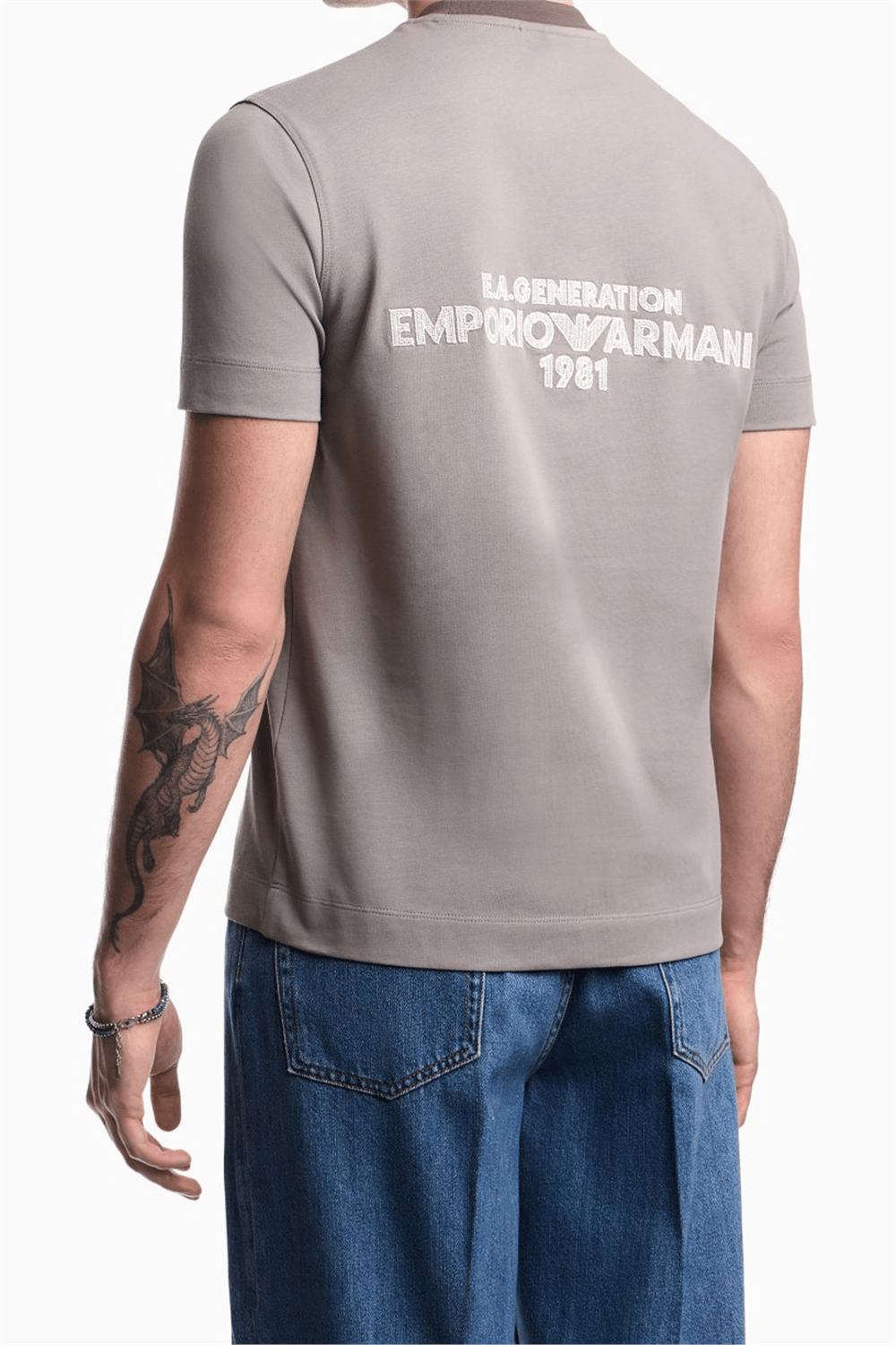Emporio Armani Erkek Bisiklet Yaka T-Shirt Çok Renkli