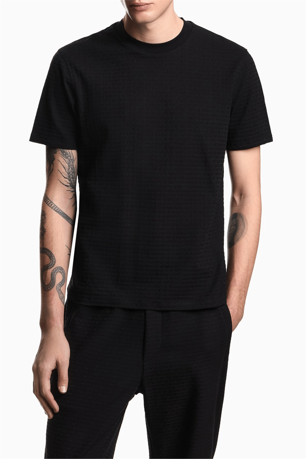Emporio Armani Erkek Bisiklet Yaka T-Shirt Çok Renkli