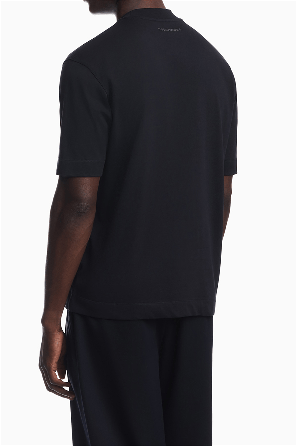 Emporio Armani Erkek Bisiklet Yaka T-Shirt Lacivert