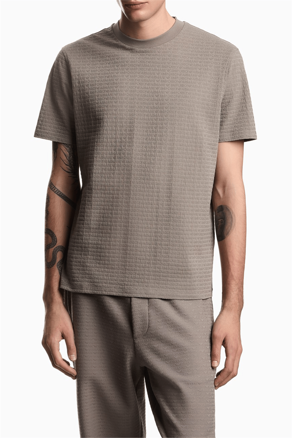 Emporio Armani Erkek Bisiklet Yaka T-Shirt Çok Renkli