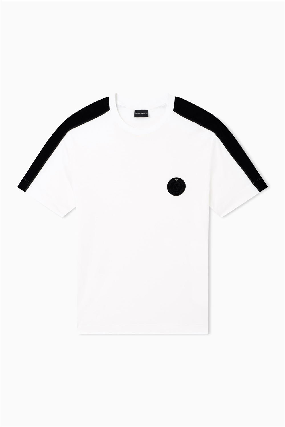 Emporio Armani Erkek Bisiklet Yaka T-Shirt Beyaz