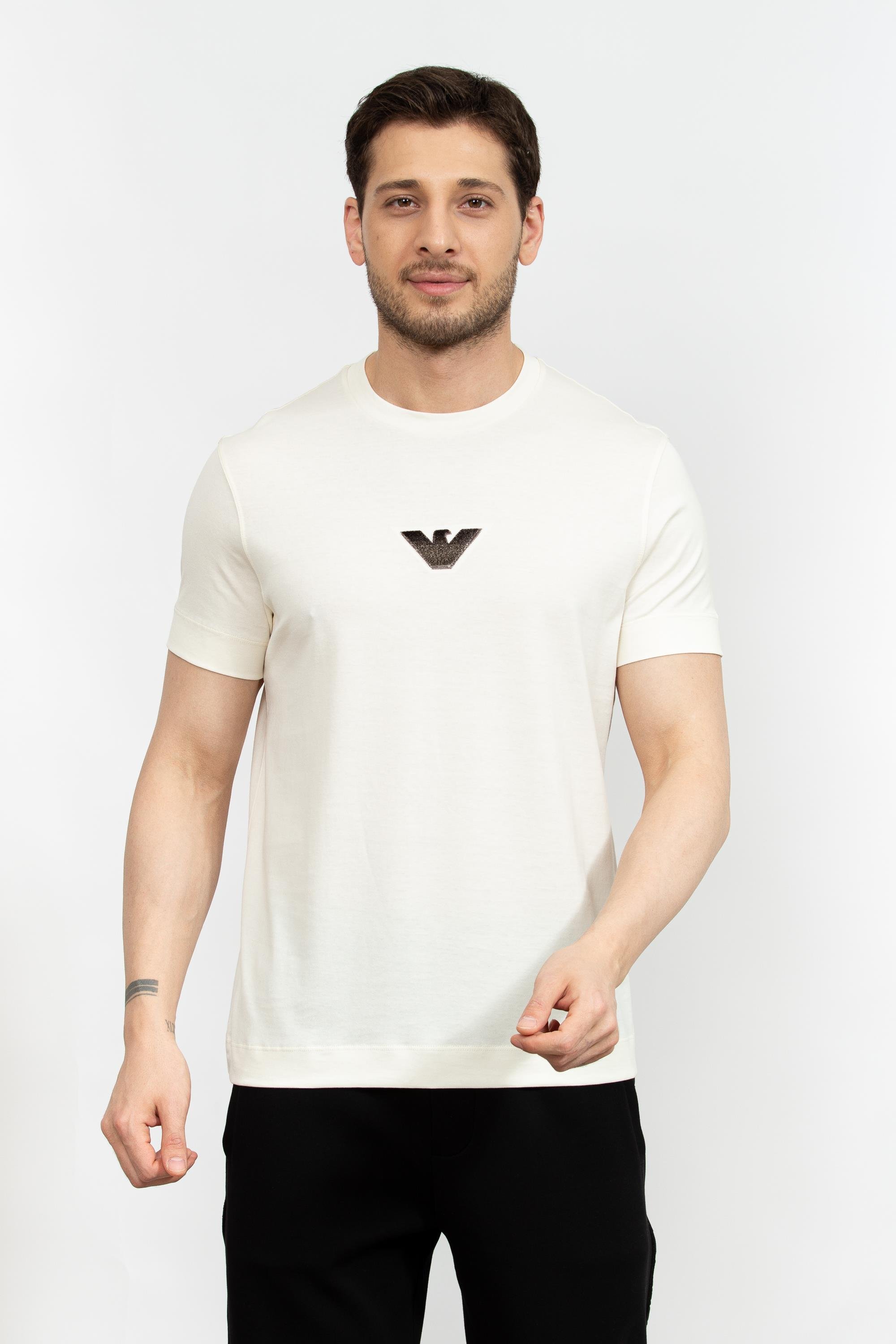 Emporio Armani Erkek Bisiklet Yaka T-Shirt