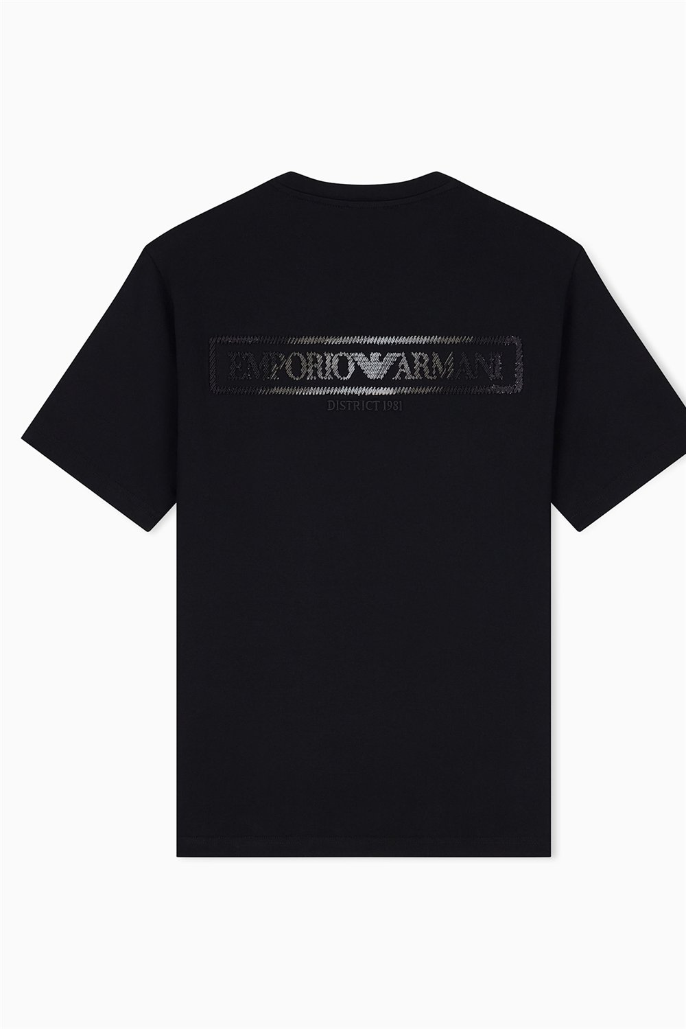 Emporio Armani Erkek Bisiklet Yaka T-Shirt Siyah