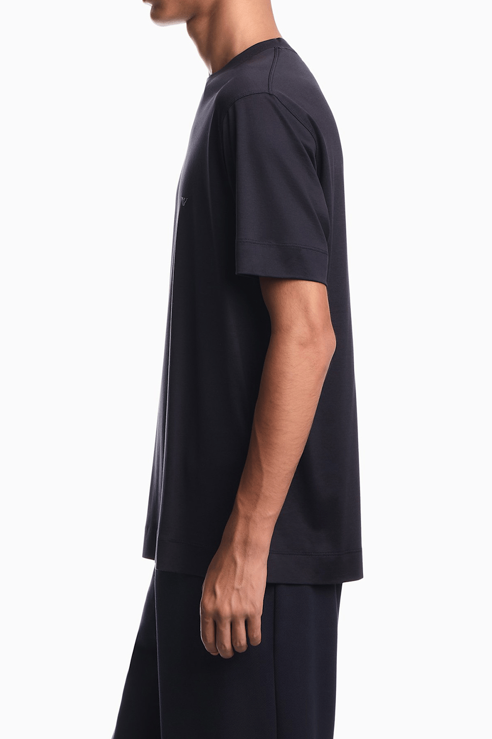 Emporio Armani Erkek Bisiklet Yaka T-Shirt Lacivert