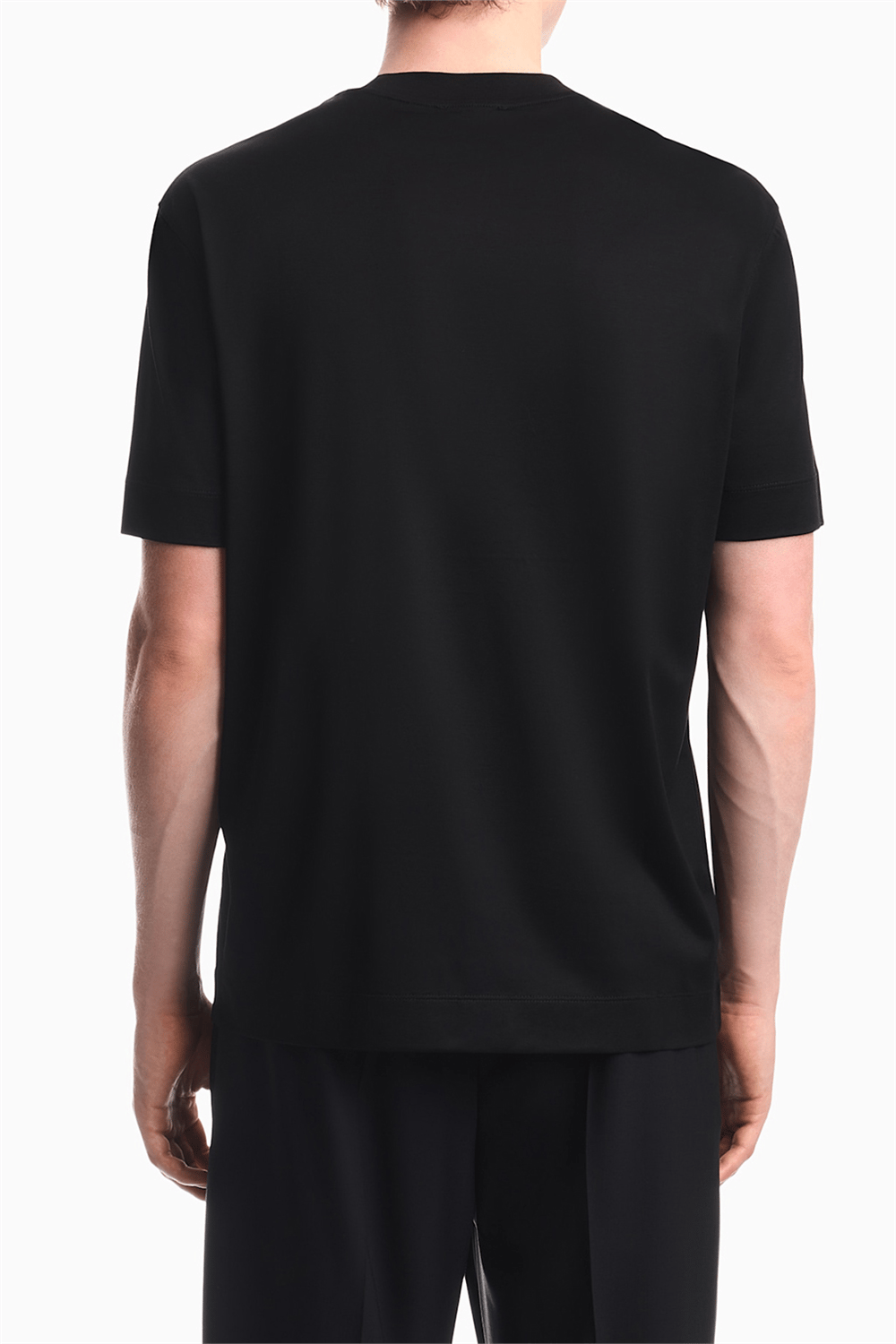 Emporio Armani Erkek Bisiklet Yaka T-Shirt Siyah