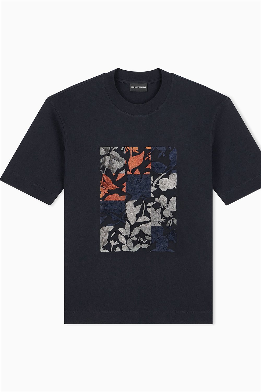 Emporio Armani Erkek Bisiklet Yaka T-Shirt Lacivert